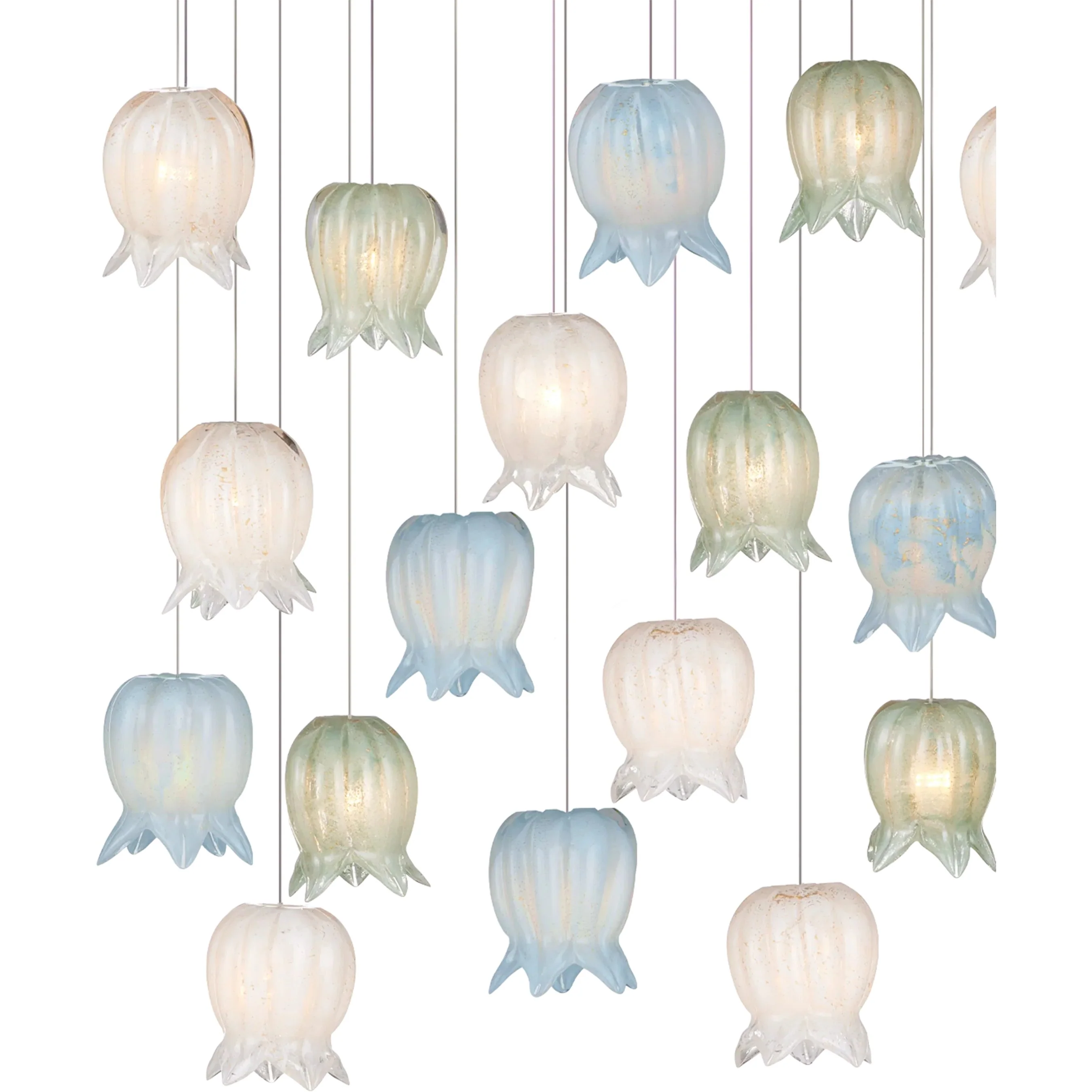 Polpo Misto 30-Light Linear Multi-Drop Pendant - Image 2