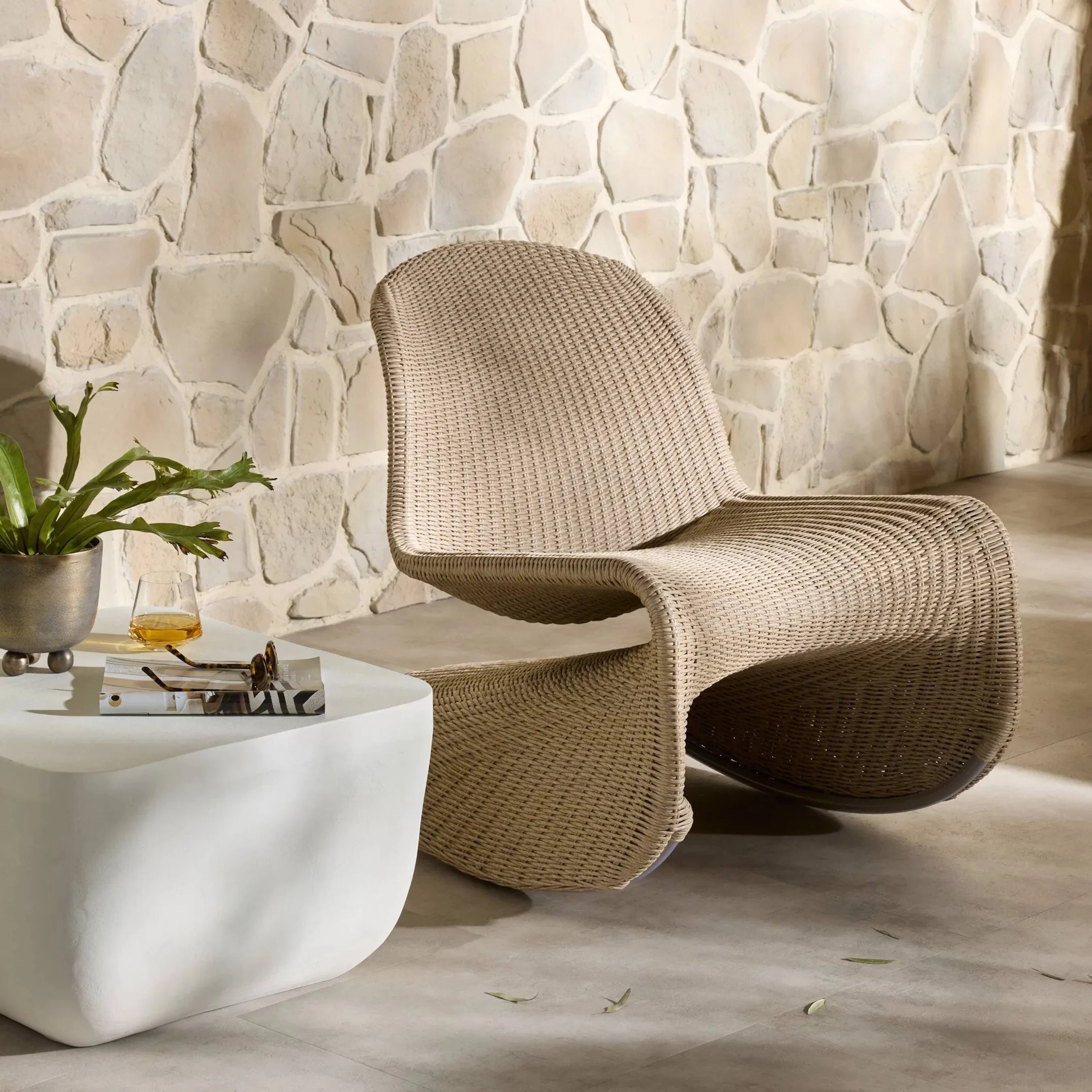 Portia Outdoor Rocking Chair - Image 45