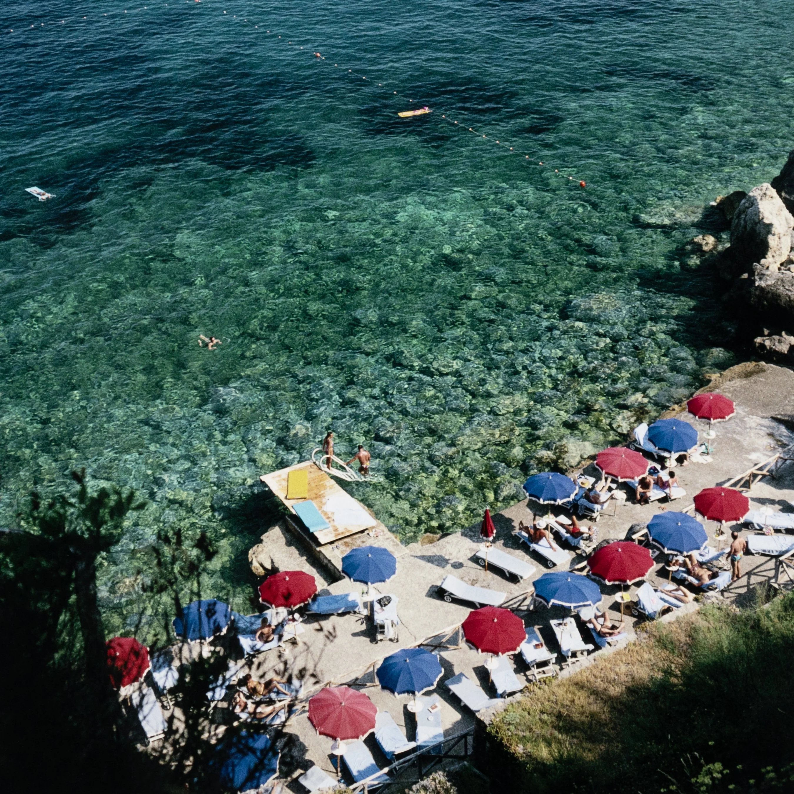 Porto Ercole Beach by Slim Aarons - Image 9