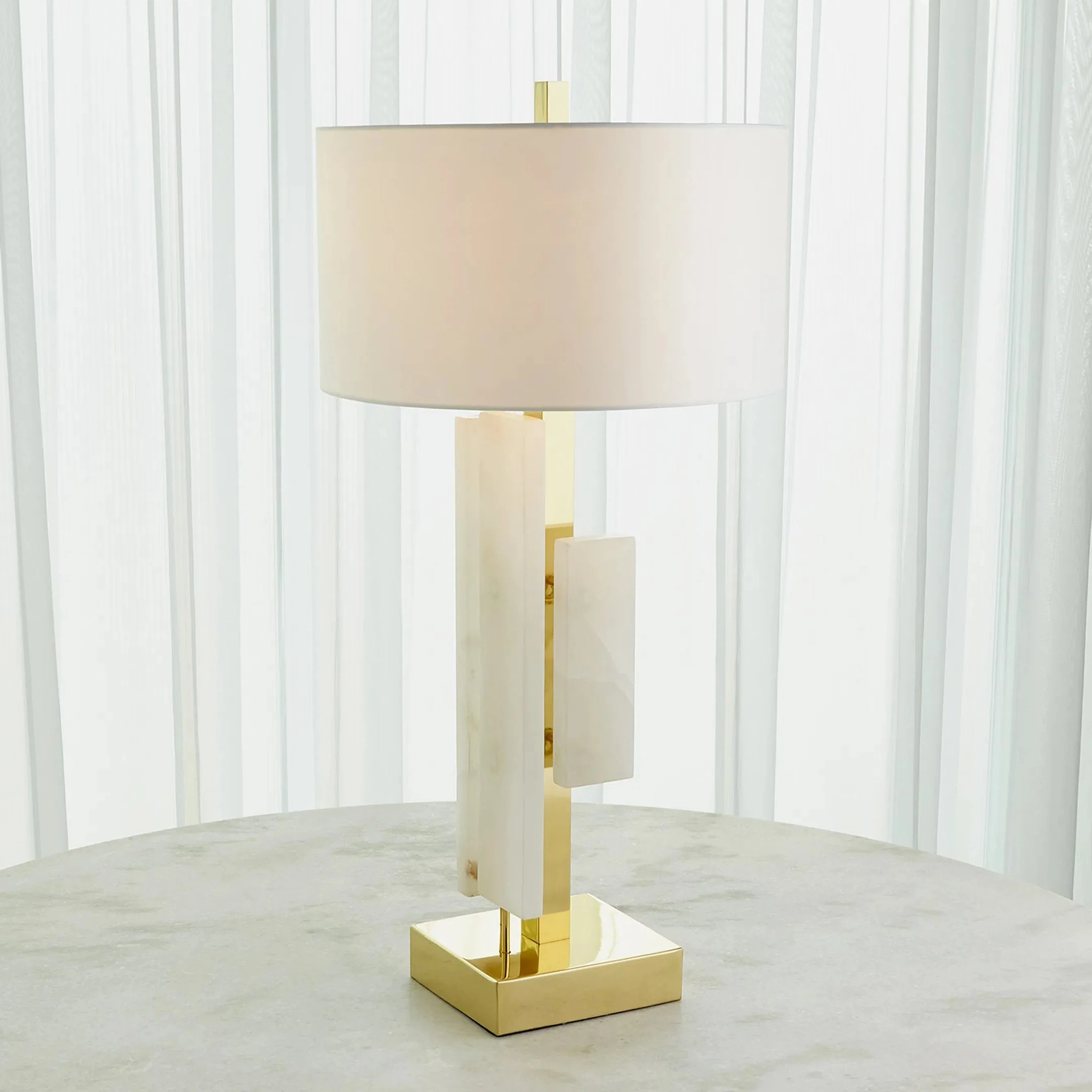 Posh Block Table Lamp - Image 2