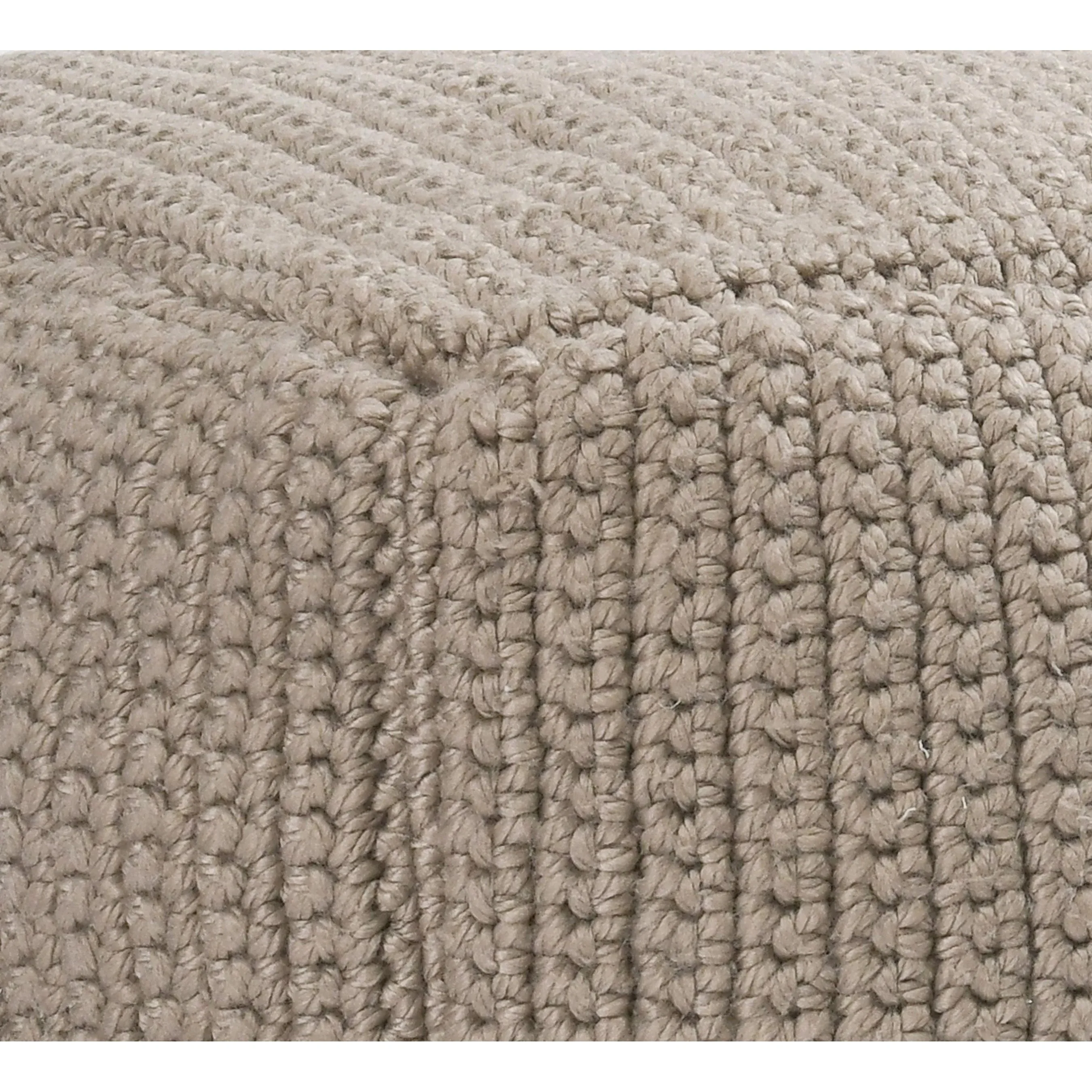 Prism Wide Handwoven Square Pouf - Image 11