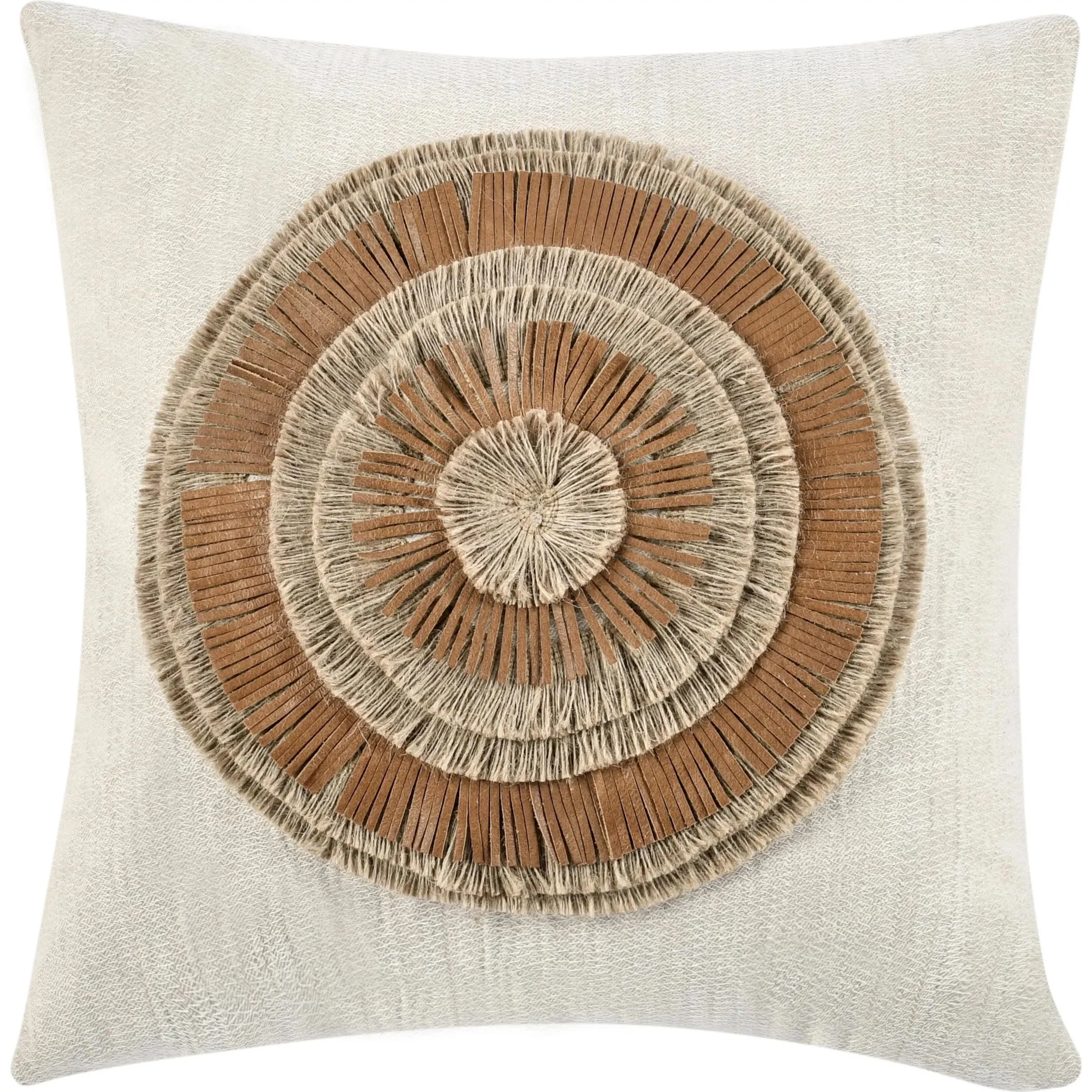 Pueblo Cotton Fabric Throw Pillow