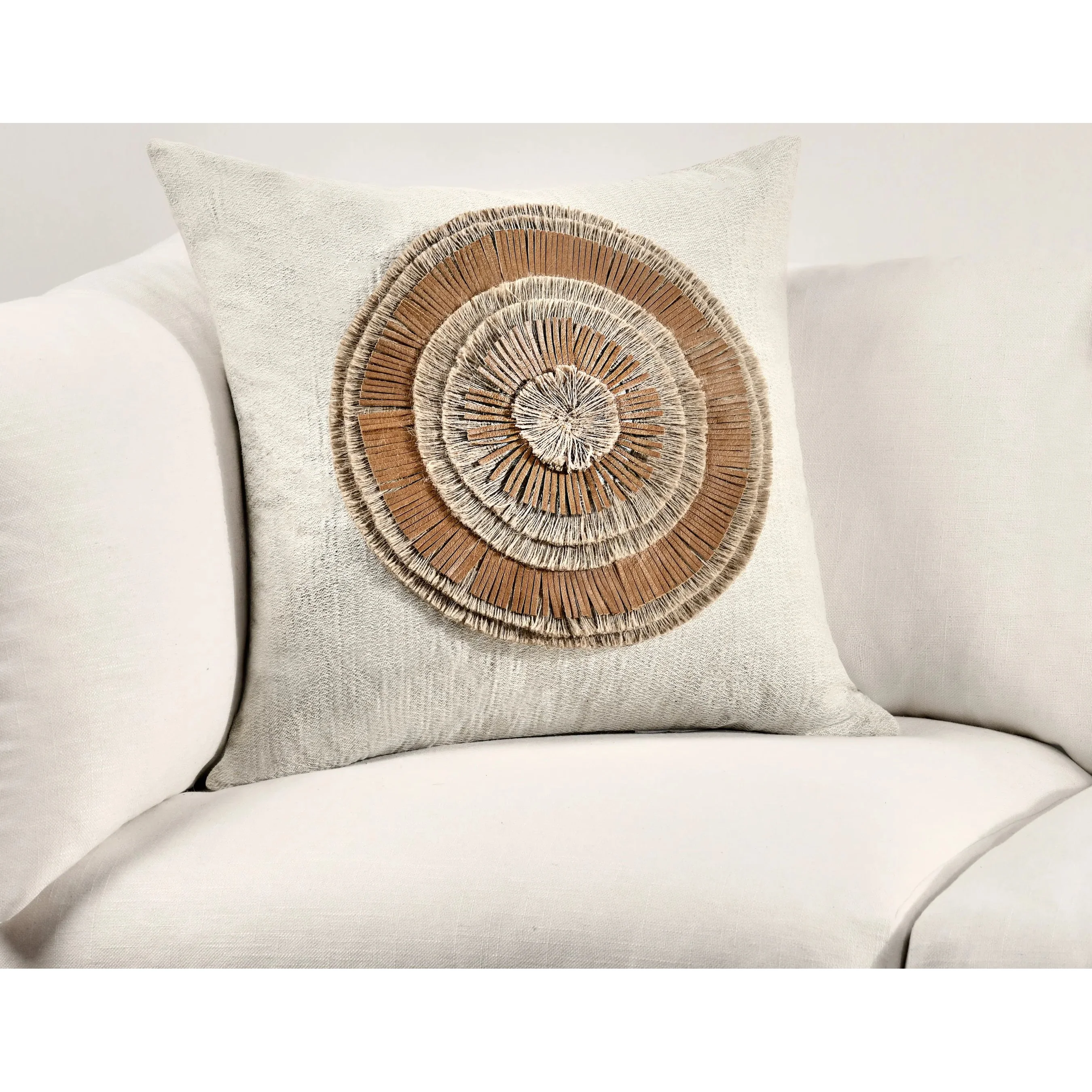Pueblo Cotton Fabric Throw Pillow - Image 7