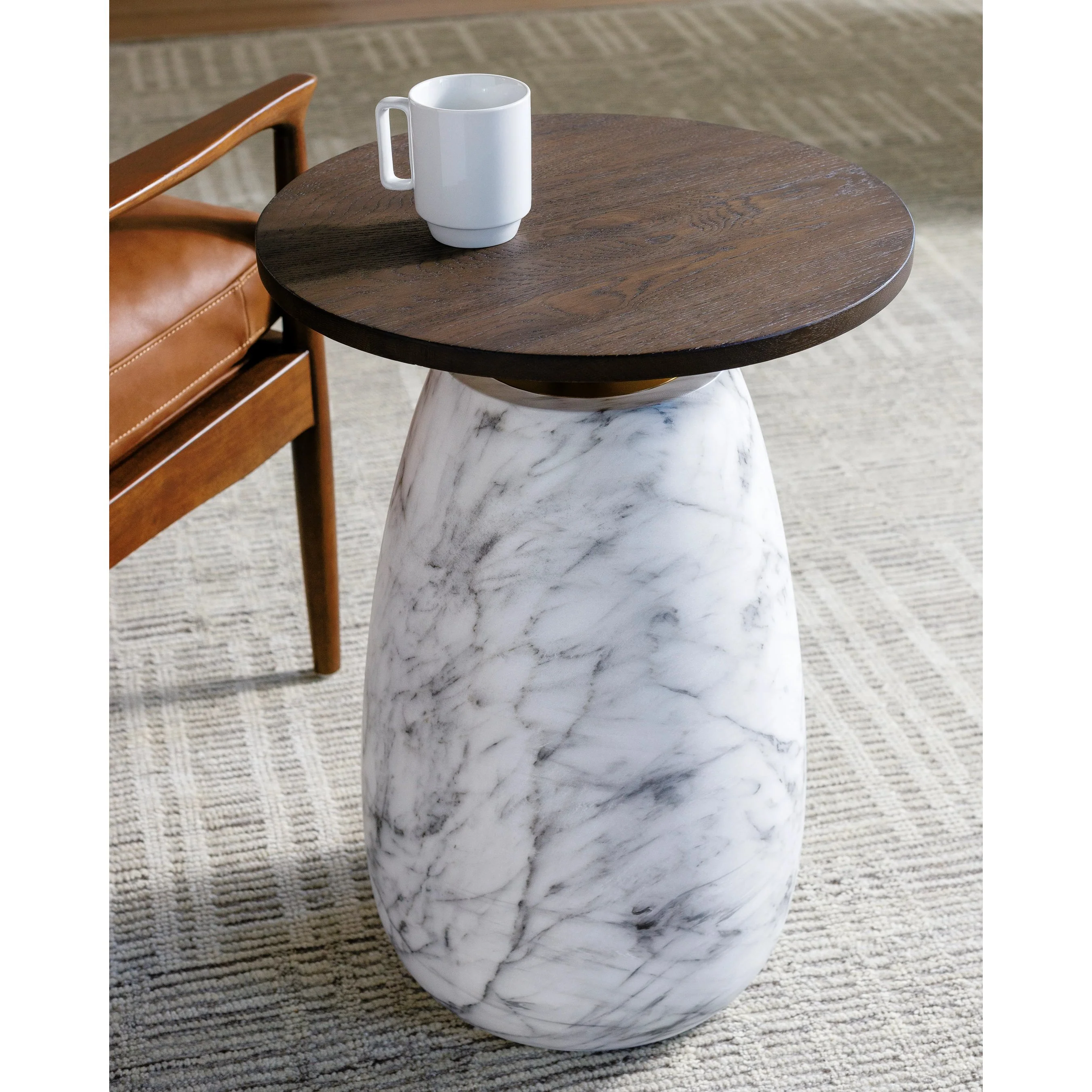 Pupil Dark Brown End Table - Image 4
