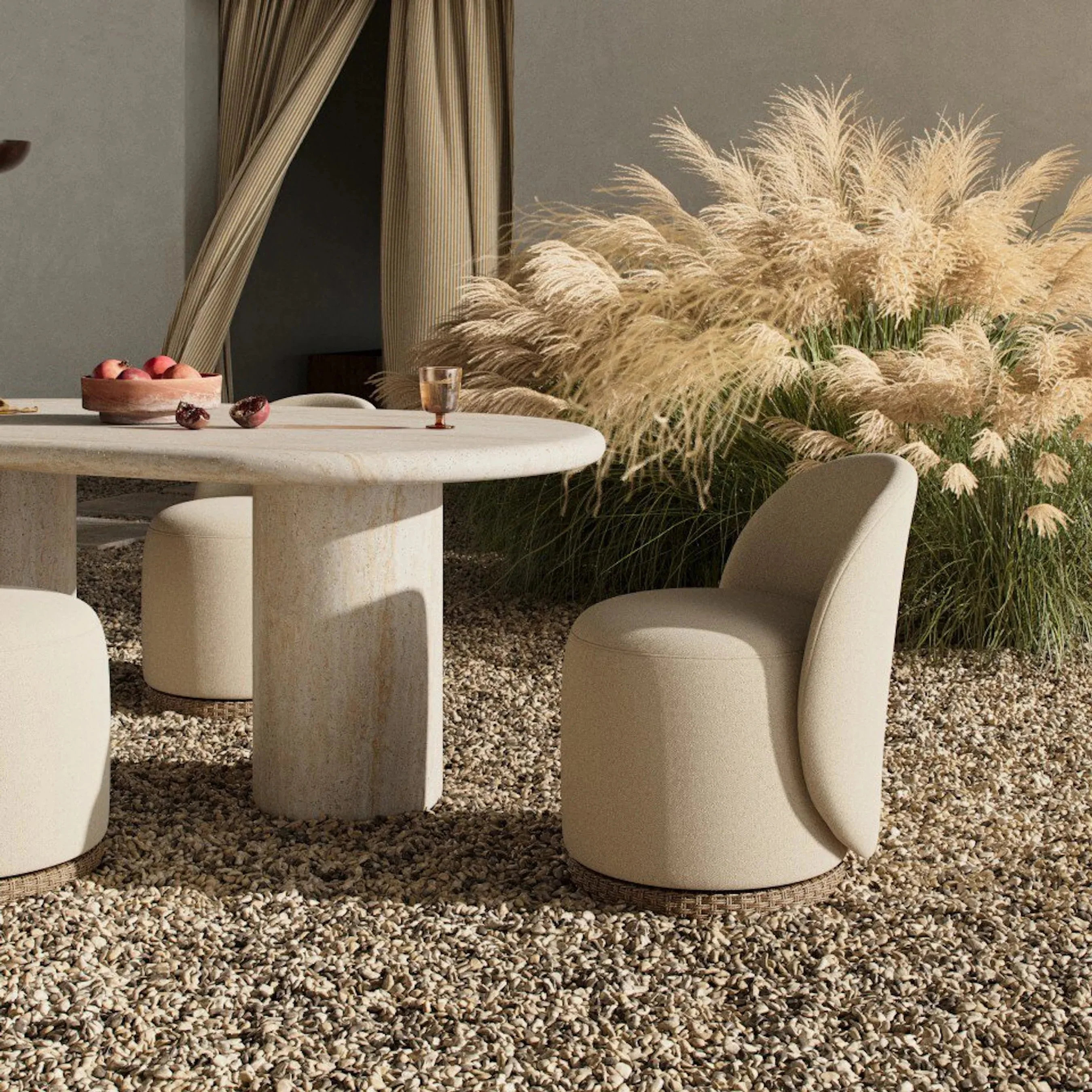 Quaid Outdoor Upholstered Dining Chair - Image 10