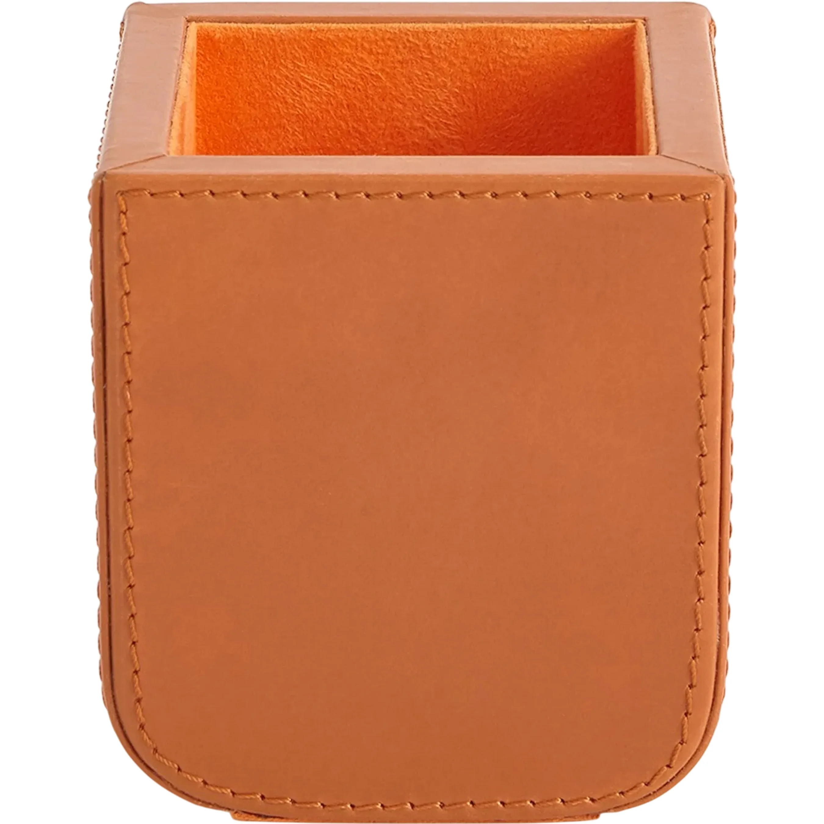 Radius Edge Leather Pencil Cup