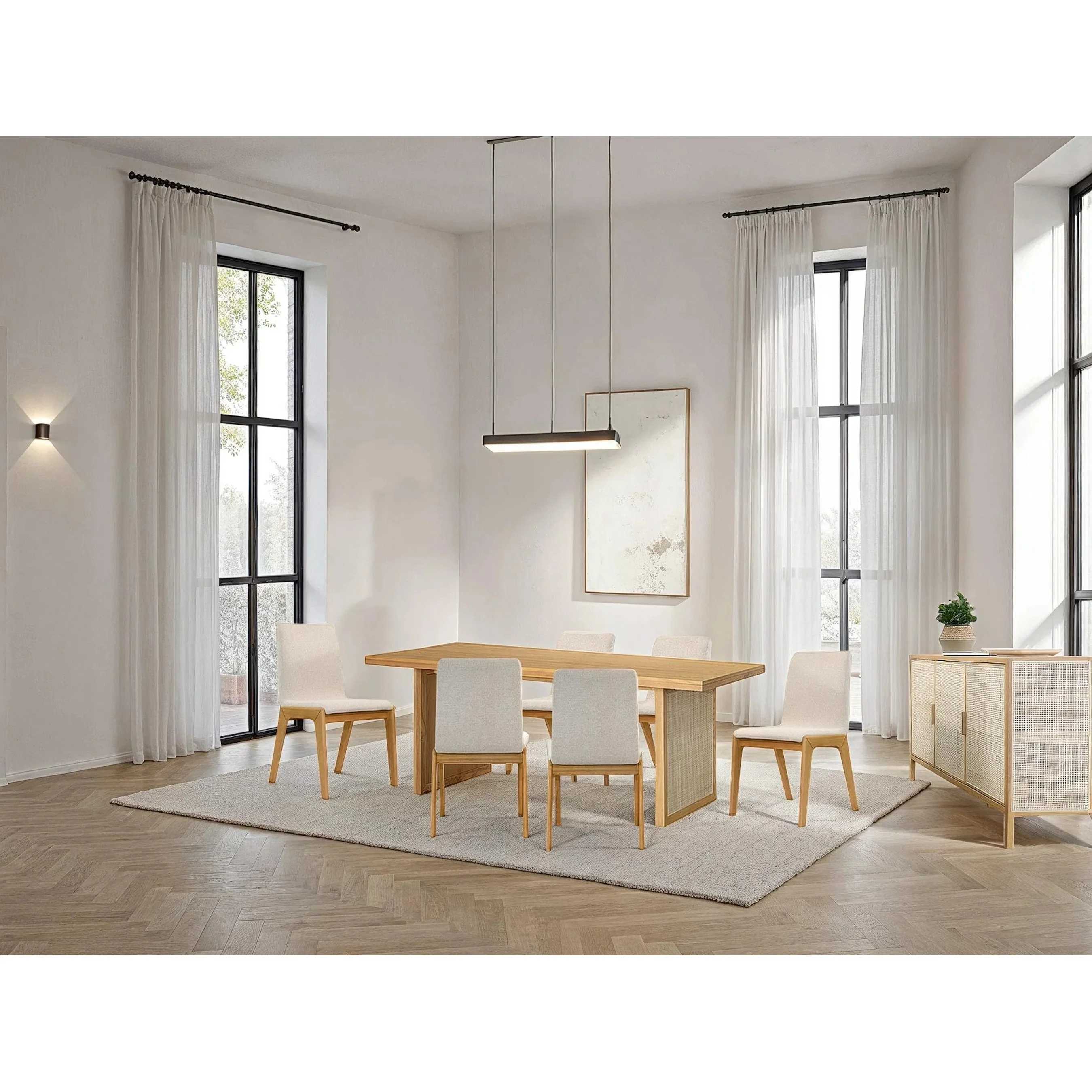 Rattan 3 Door Sideboard - Image 15