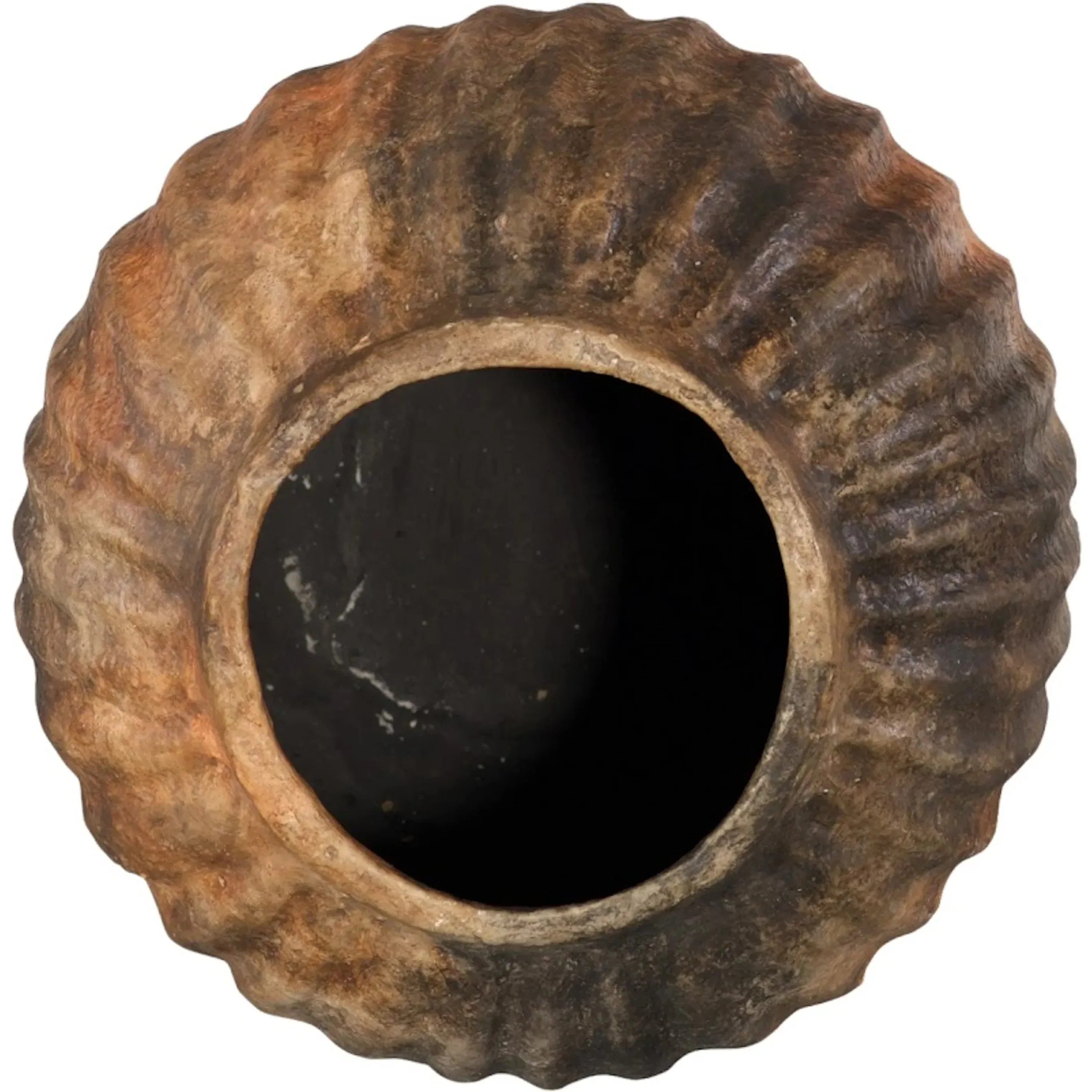 Raw Umber Globe Vase - Image 2