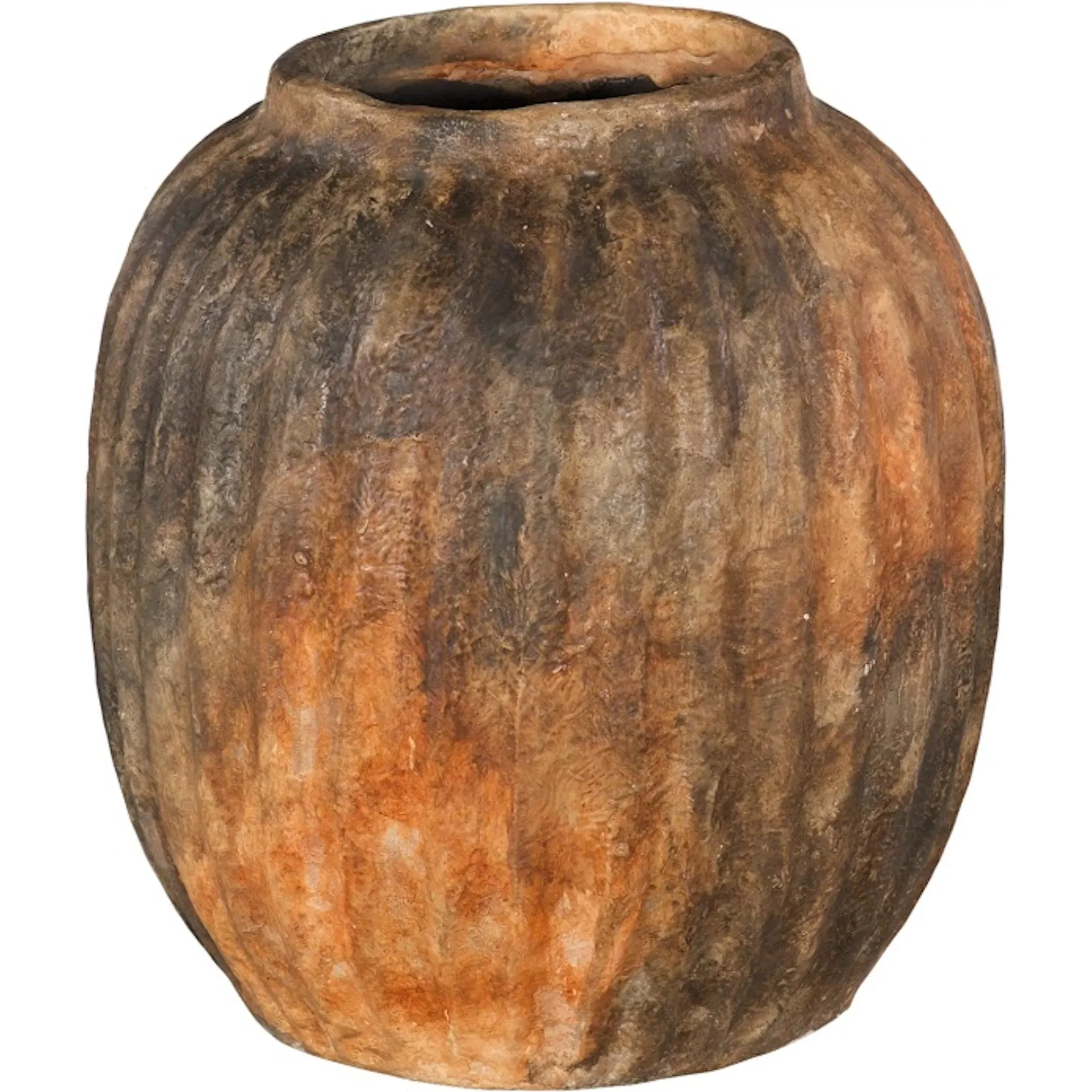 Raw Umber Globe Vase - Image 3