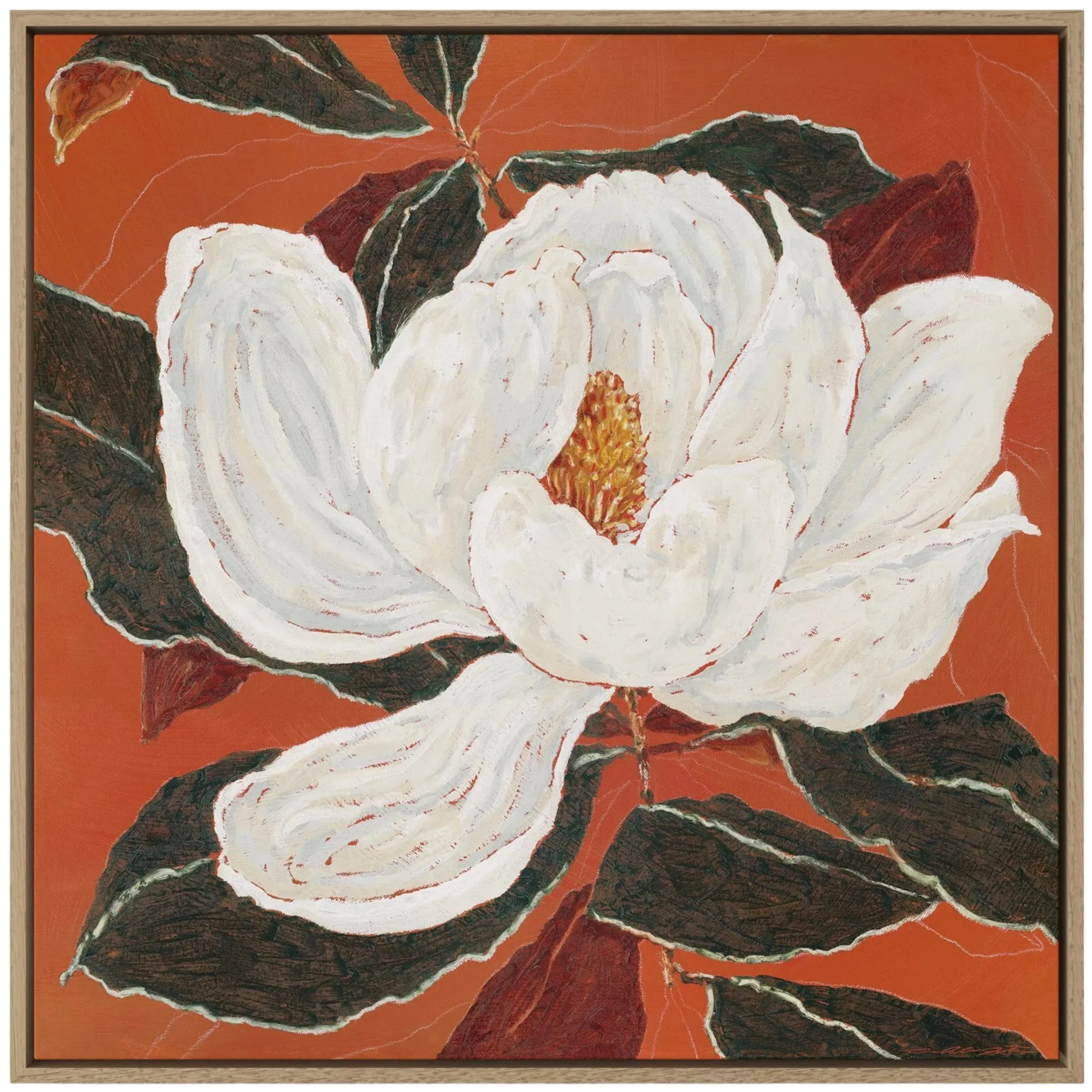 Red Magnolia by Laurel-Dawn Latshaw - Image 2