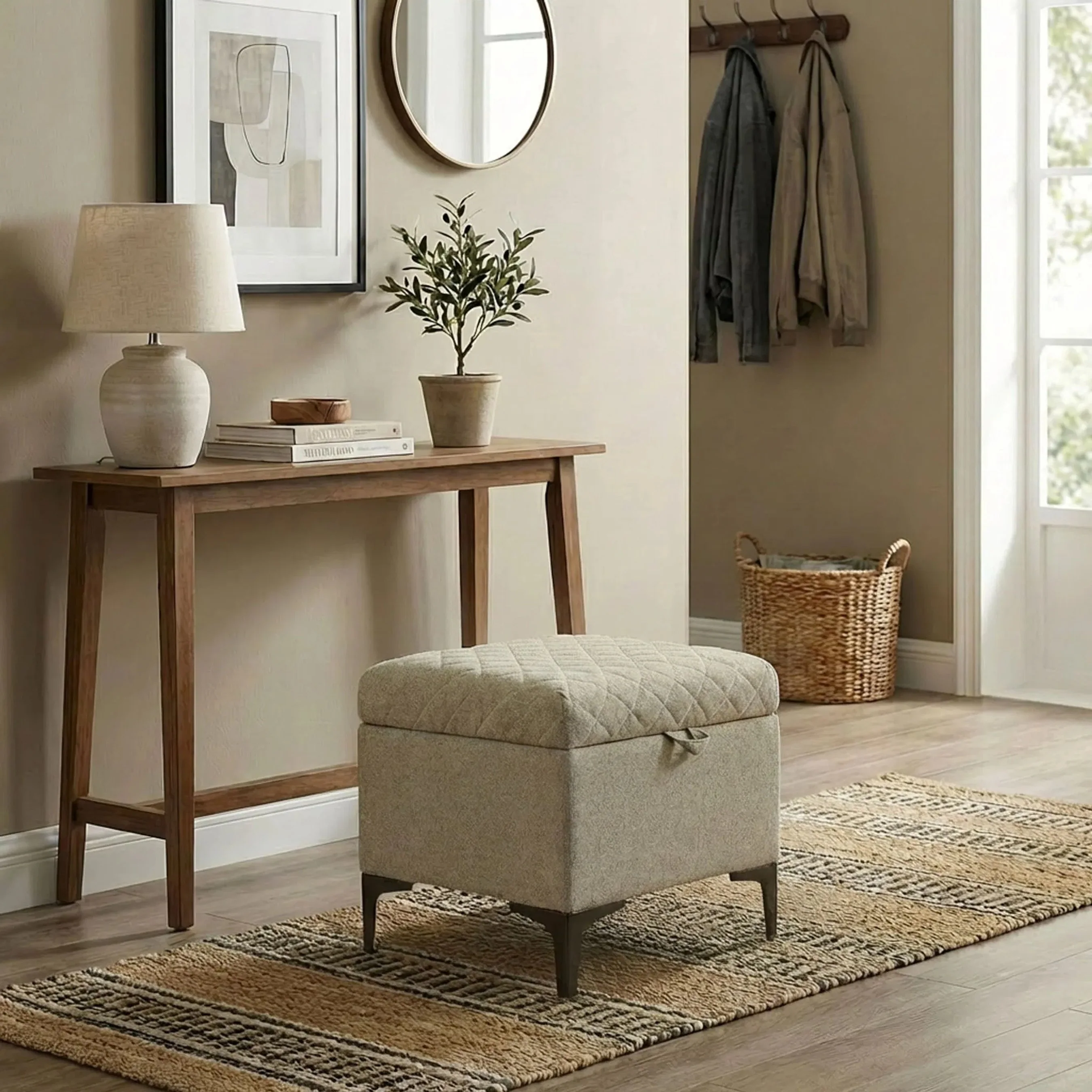 Reece Storage Ottoman - Image 27