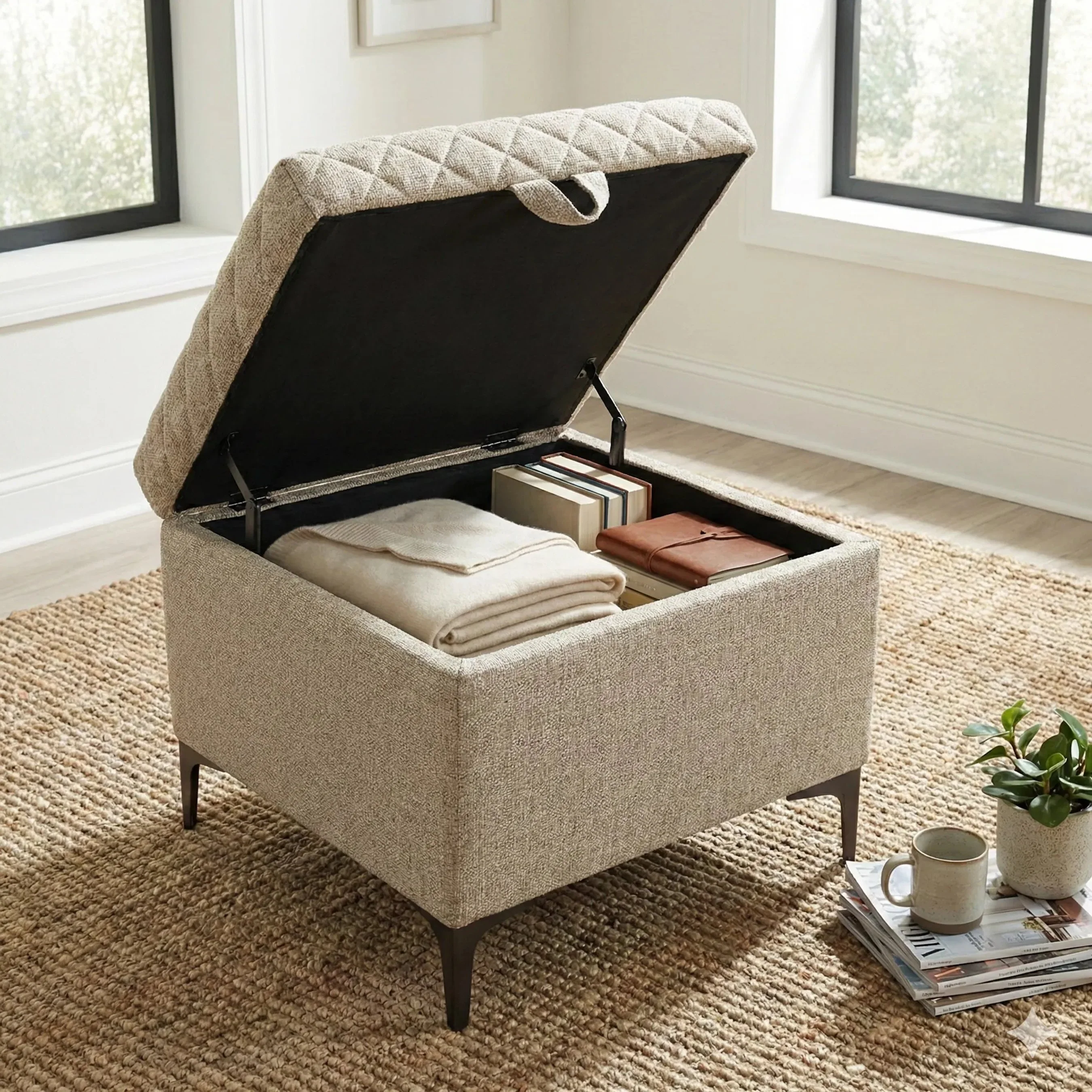 Reece Storage Ottoman - Image 28