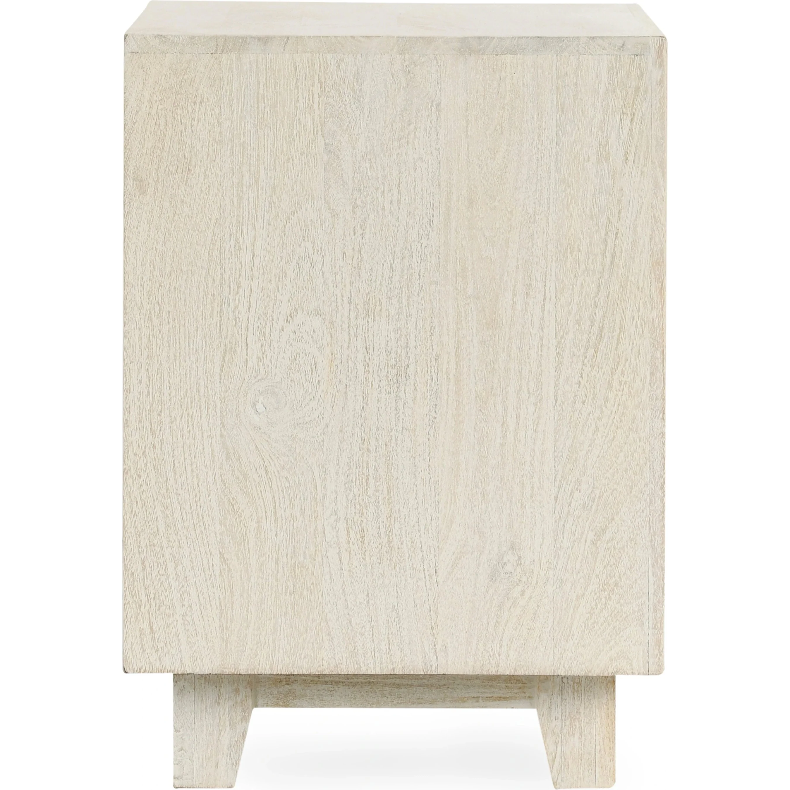 Reece Two-Drawer Mango Wood Nightstand - Image 3