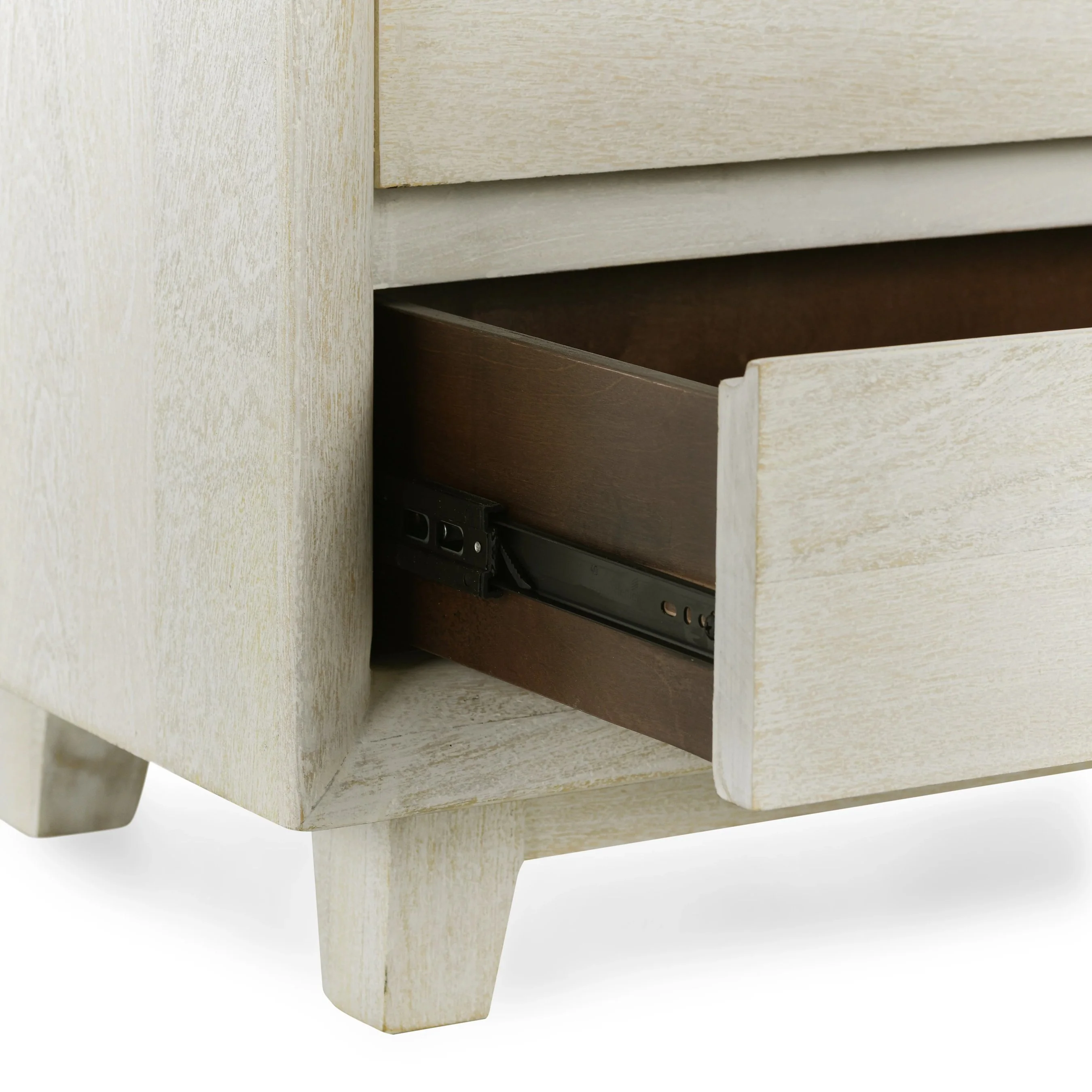 Reece Two-Drawer Mango Wood Nightstand - Image 8