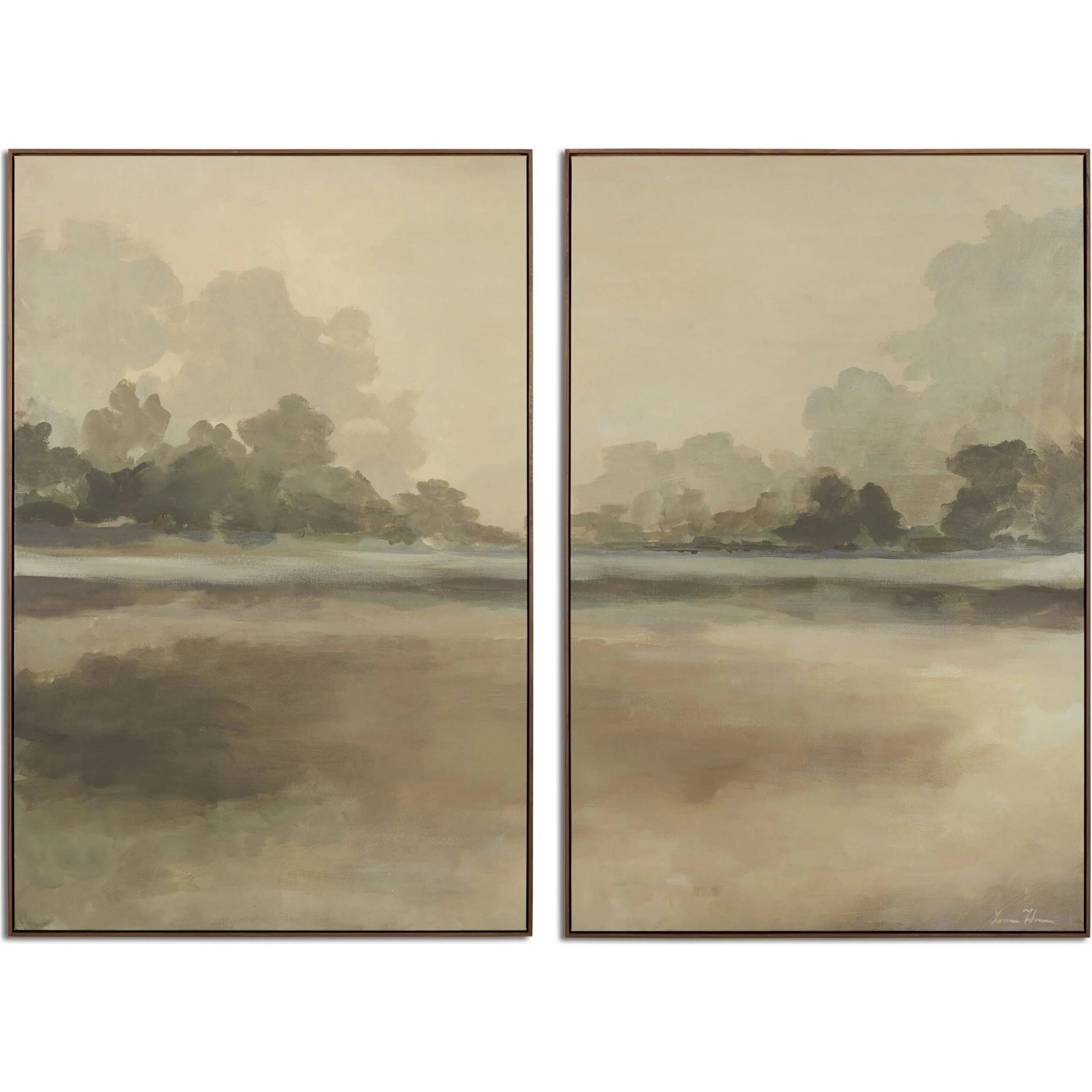 Reflections Diptych by Lauren Fuhr
