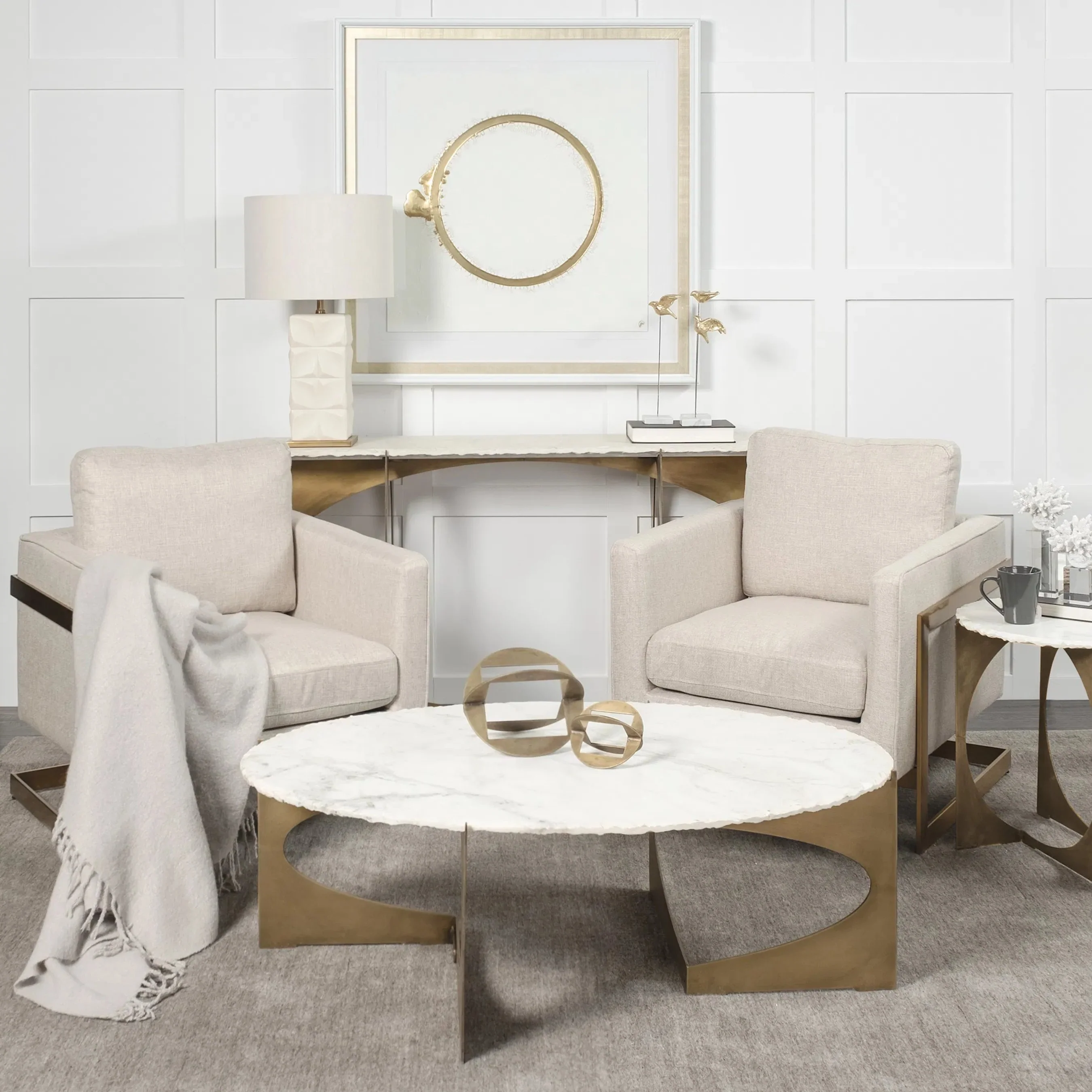 Reinhold Round Coffee Table - Image 8