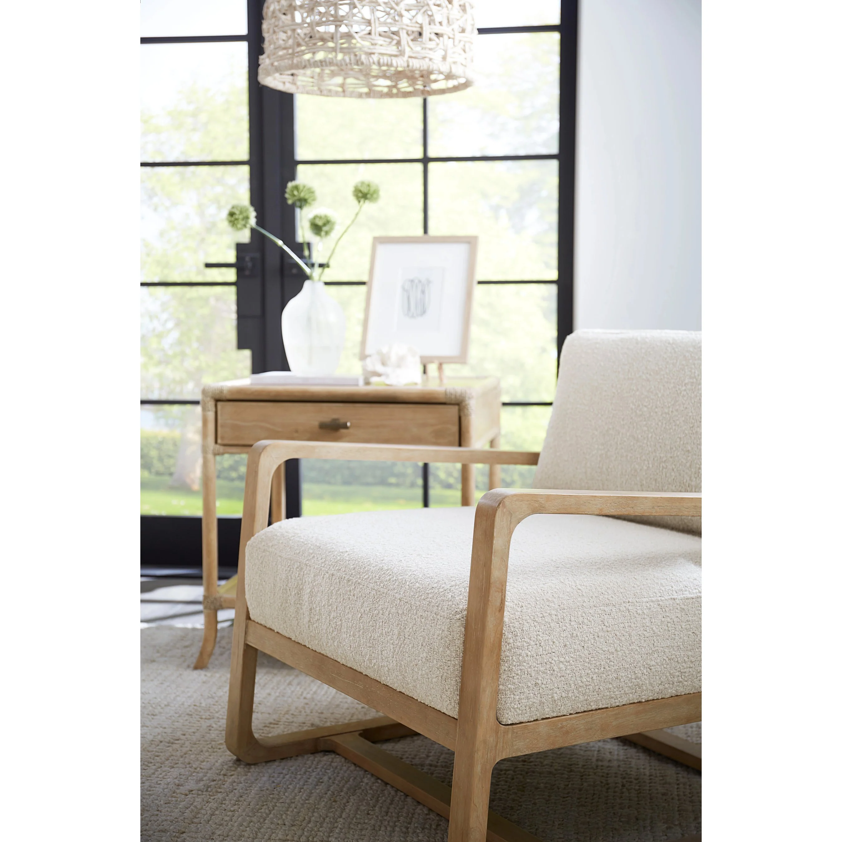 Retreat Pole Rattan End Table - Image 8