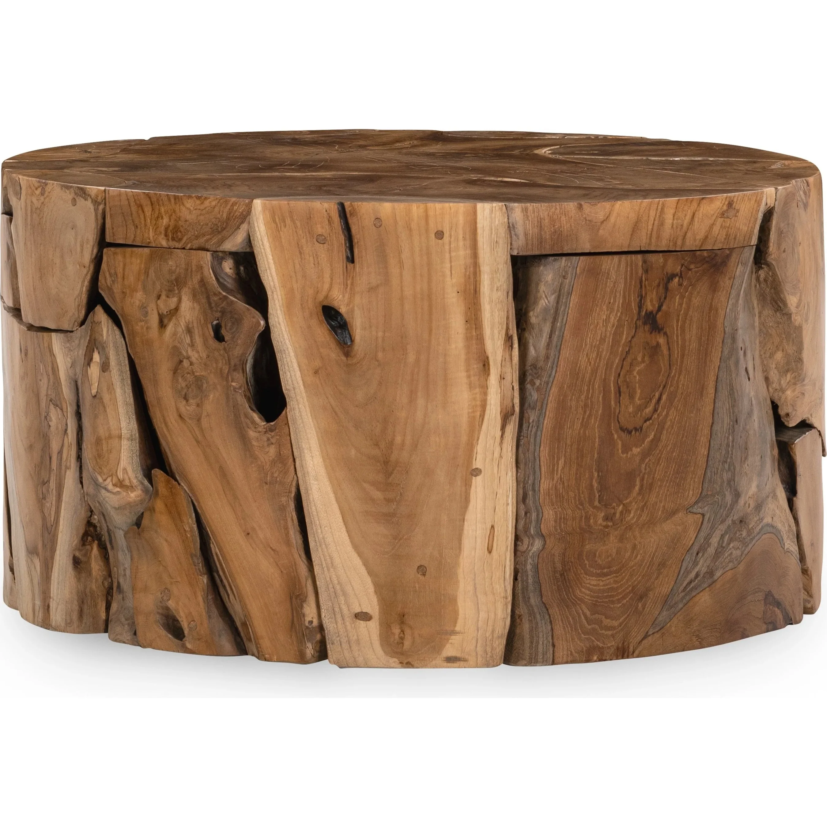 Rhea Teak Wood Coffee Table - Image 3
