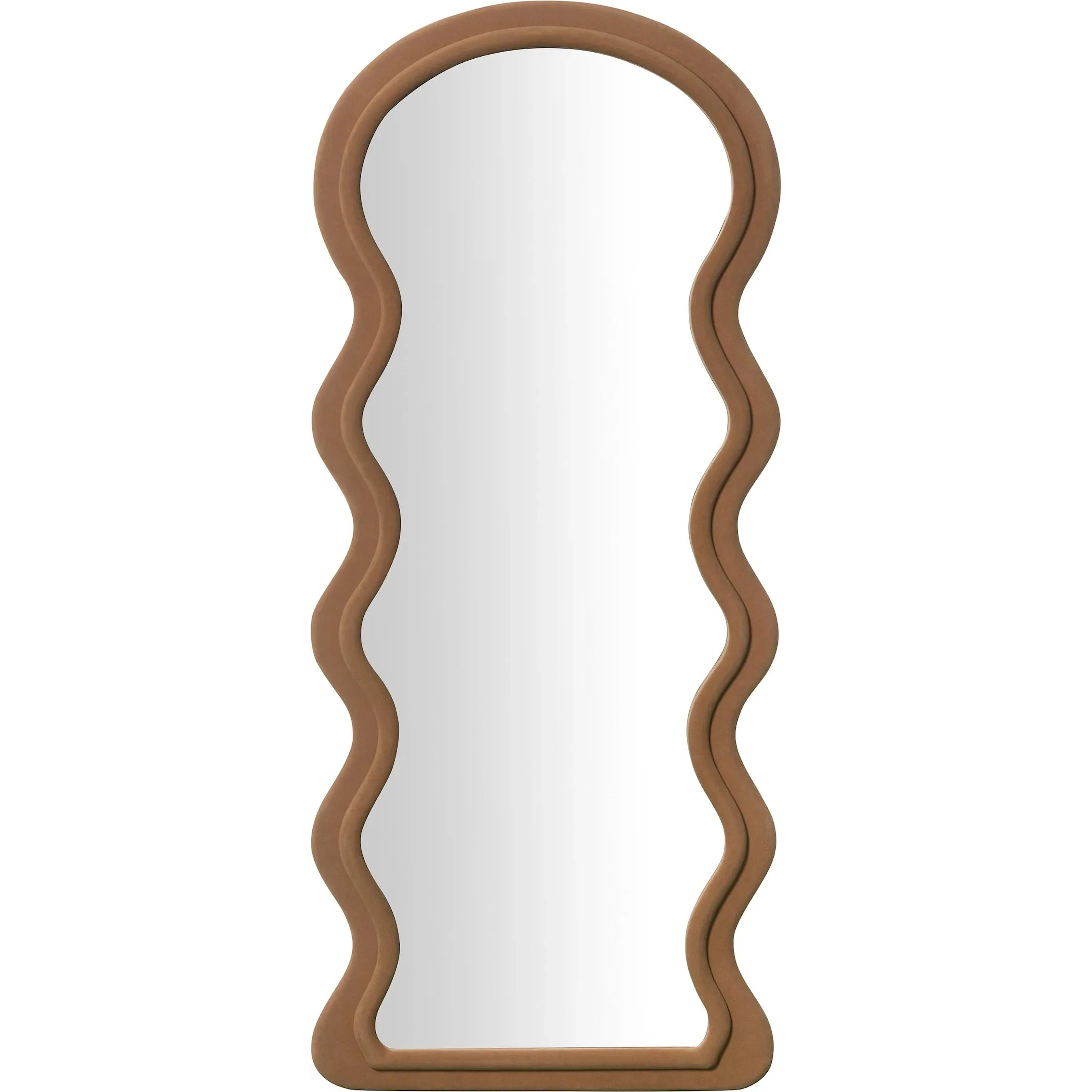 Rhodes Velvet Floor Mirror