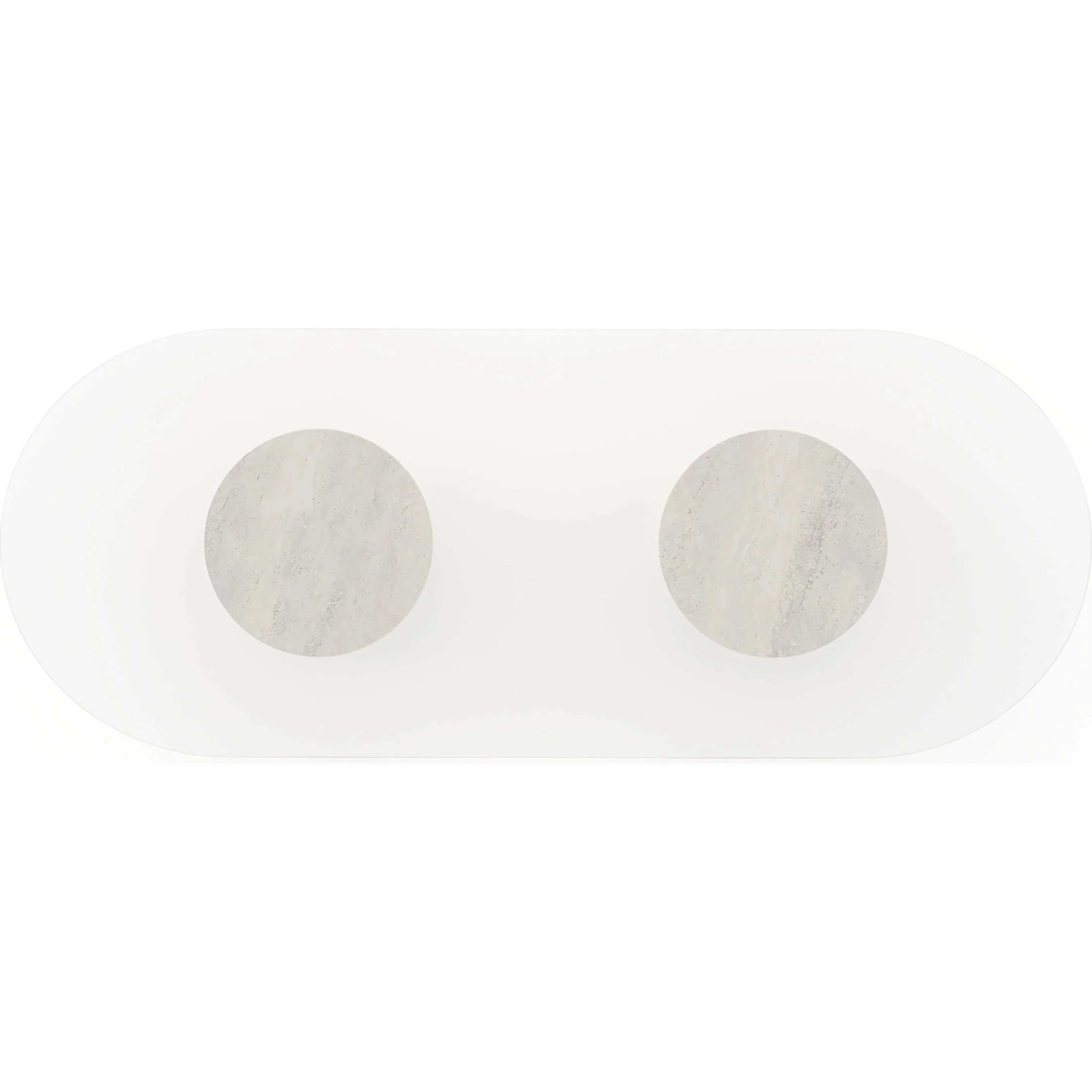 Rhythm Oval Glass Top Dining Table - Image 3