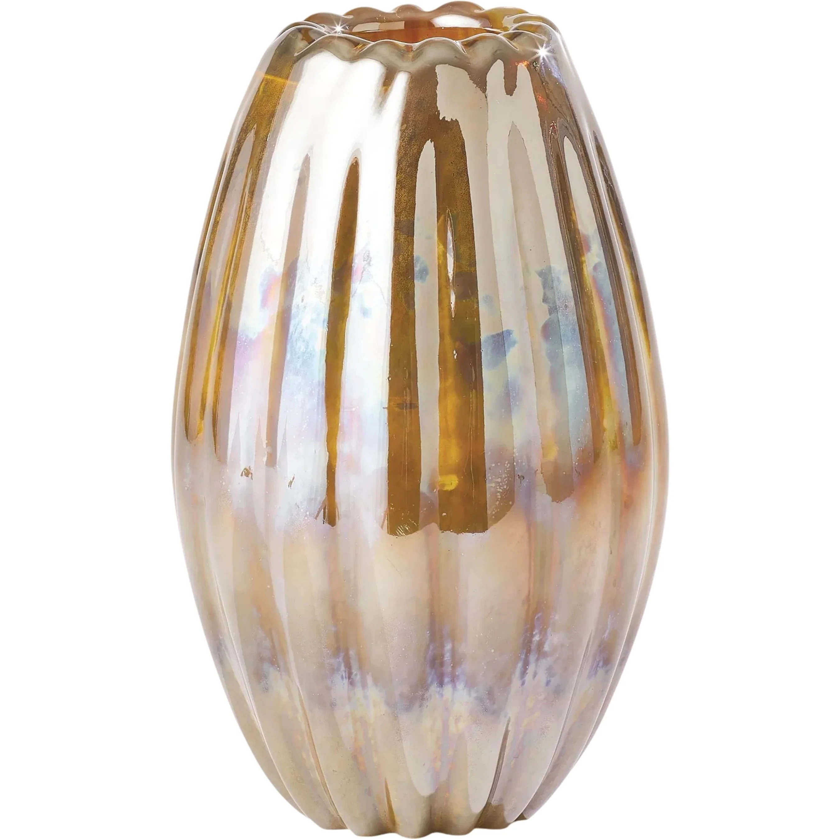 Ribbed Vase