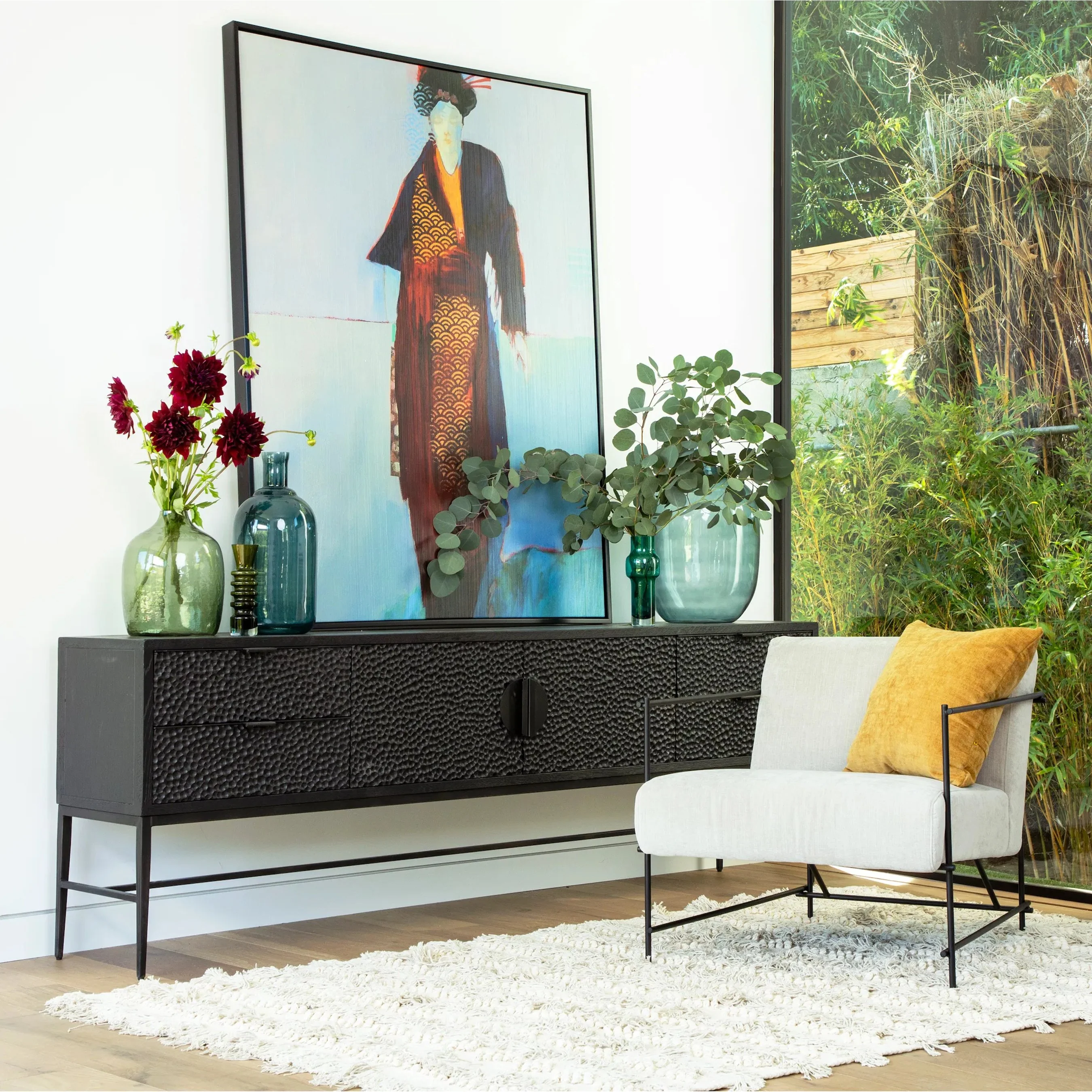 Richard Modern Textured Sideboard - Image 5
