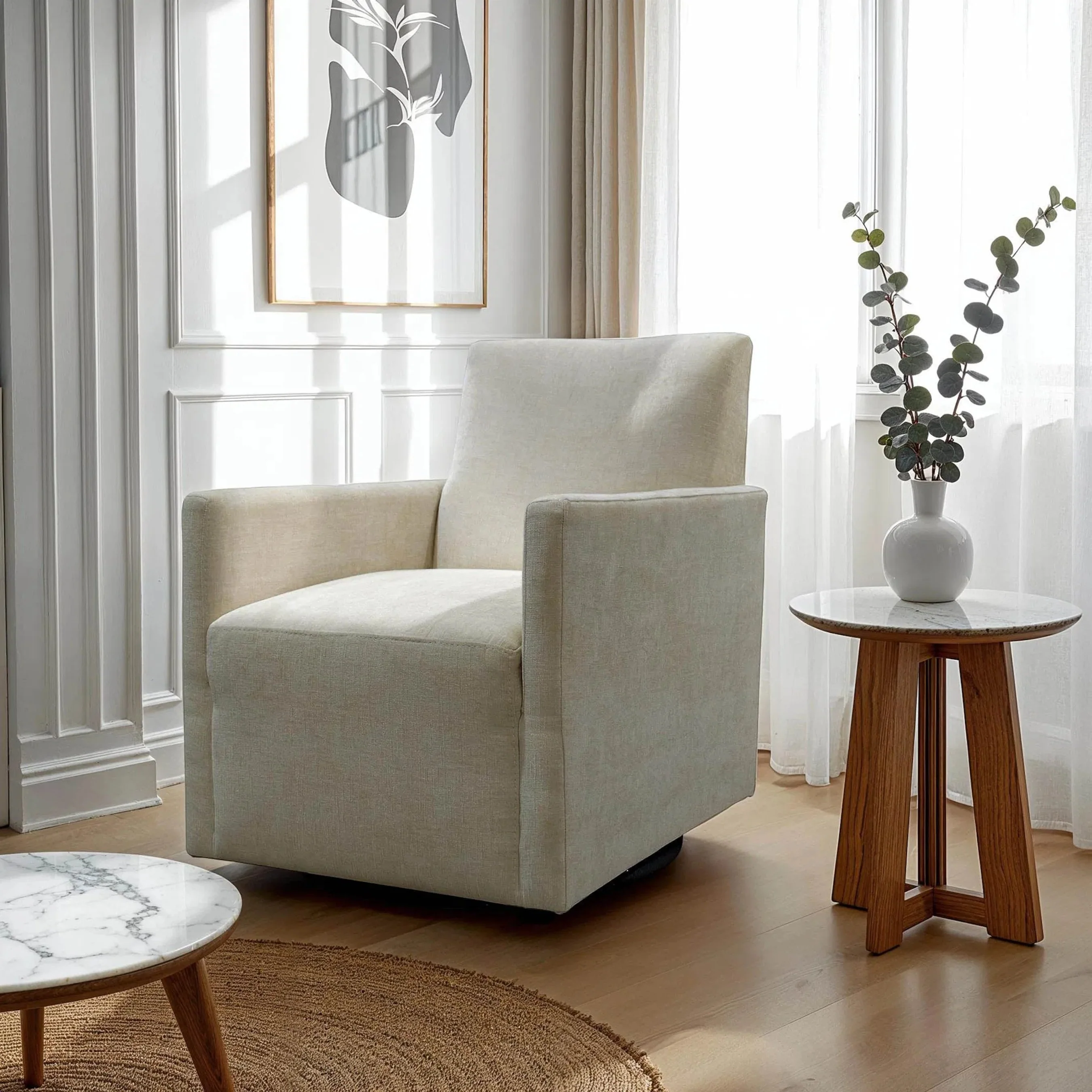 Riley Swivel Club Chair - Image 21