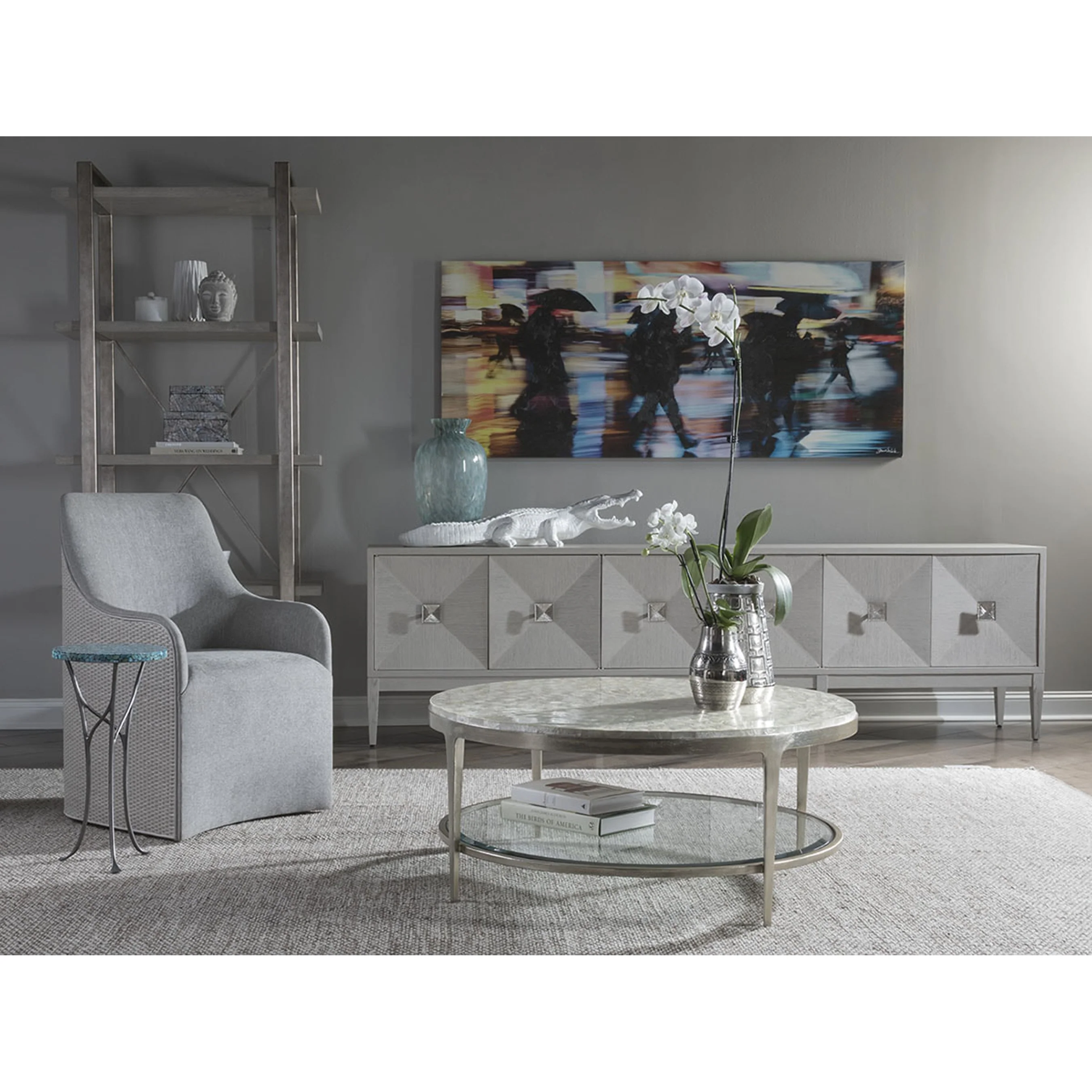 Riley Woven Arm Chair - Image 6