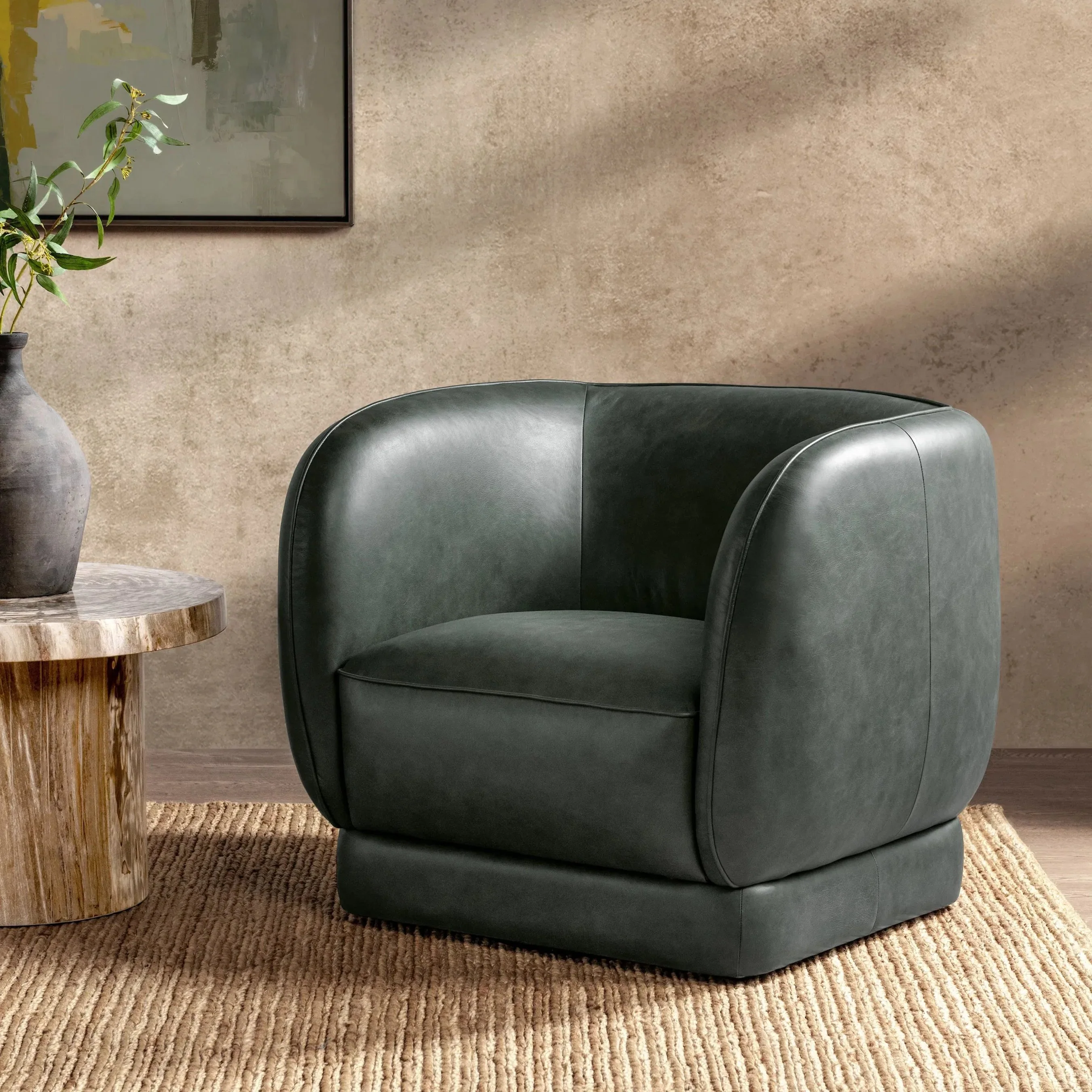 Rinner Leather Accent Chair - Image 32