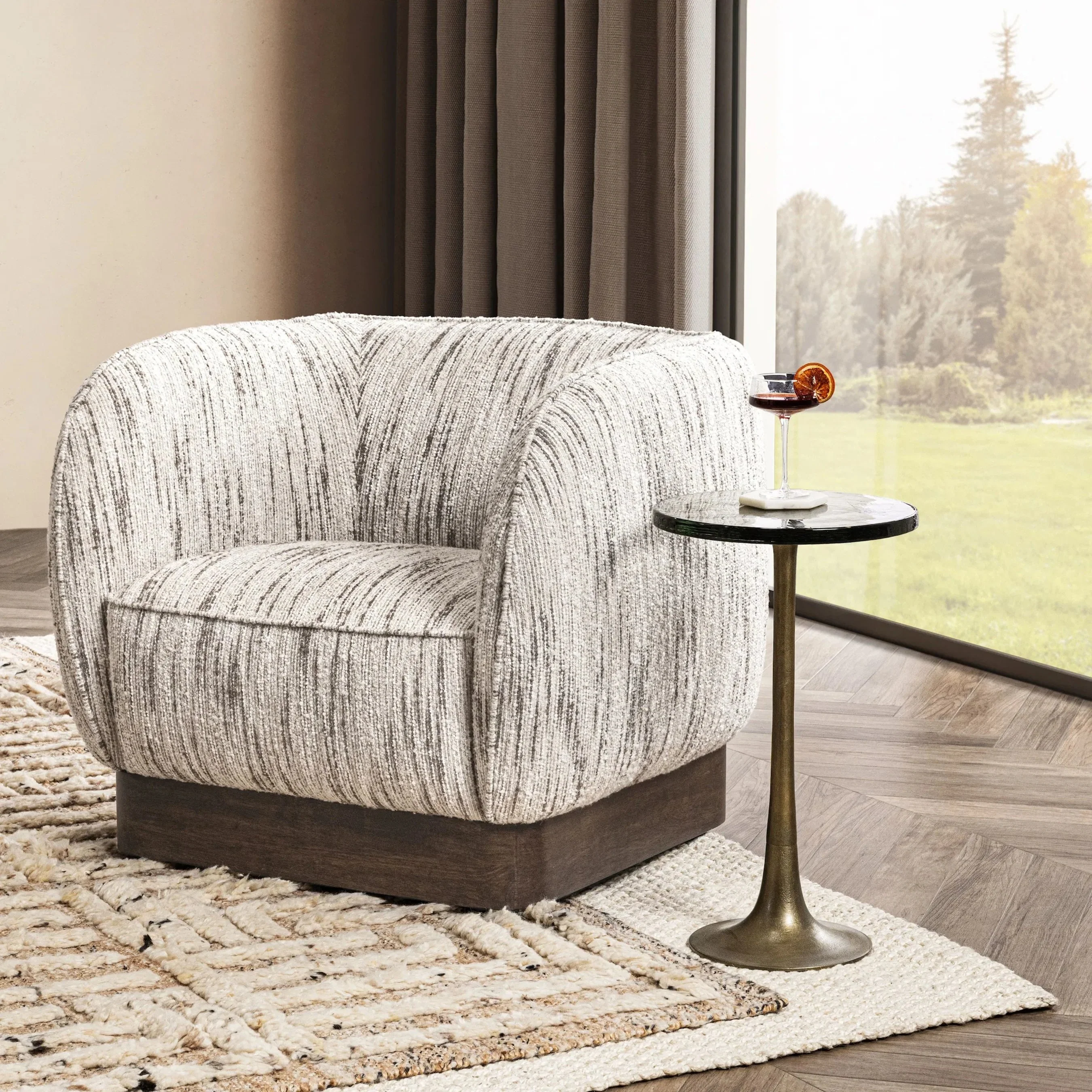 Rinner Leather Accent Chair - Image 33