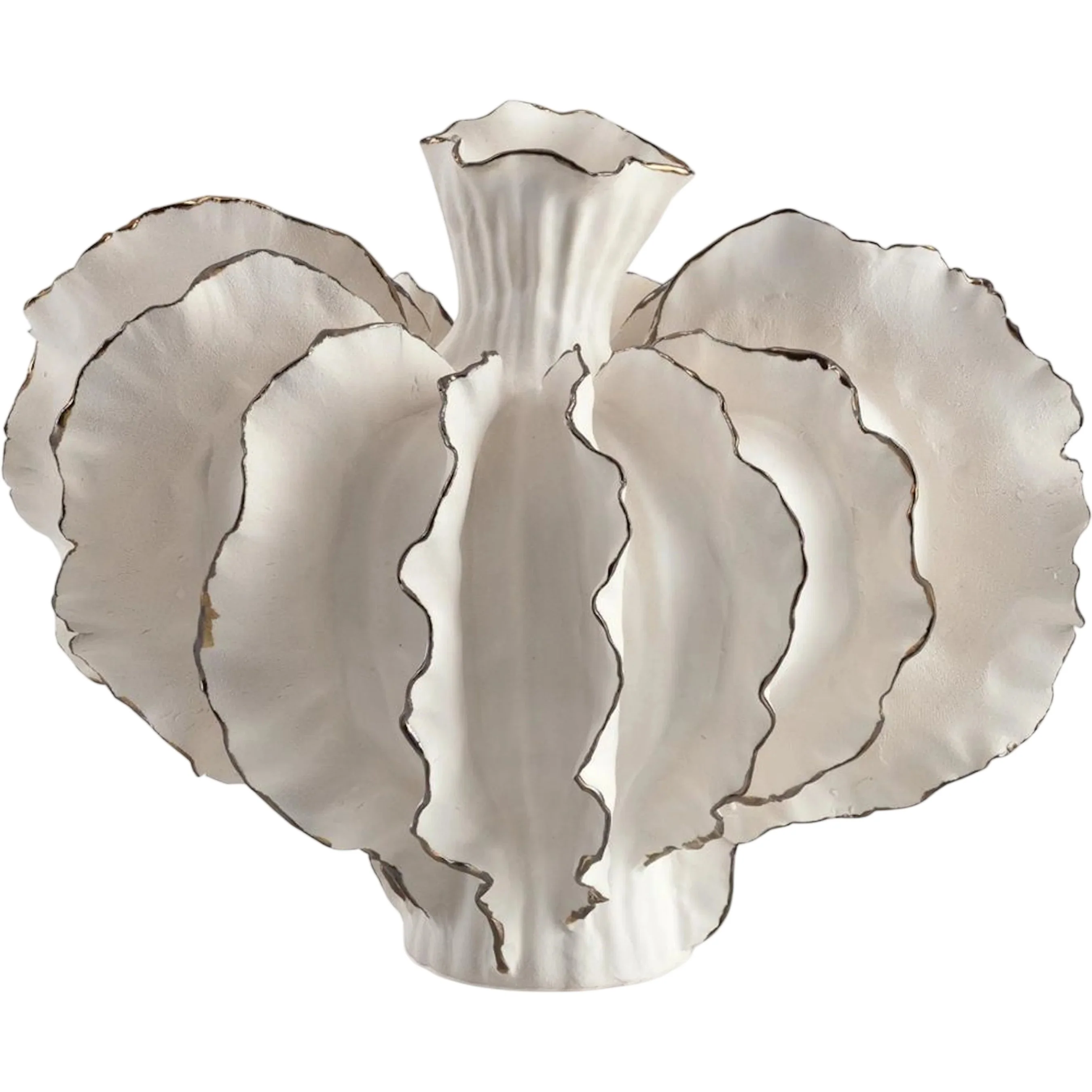 Rippling Porcelain Vase