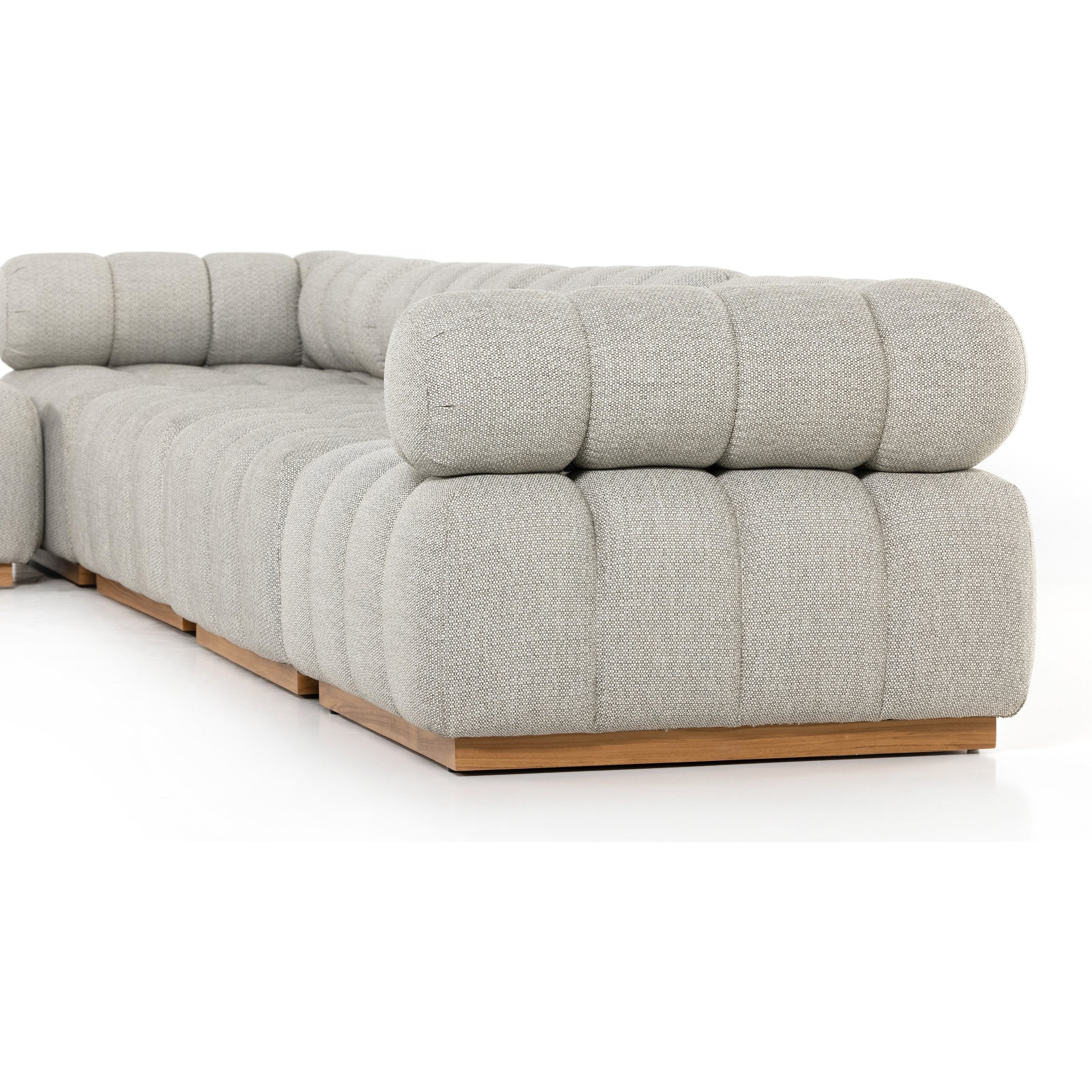 Roma Outdoor 4PC Sectional W/Ottoman - Image 5