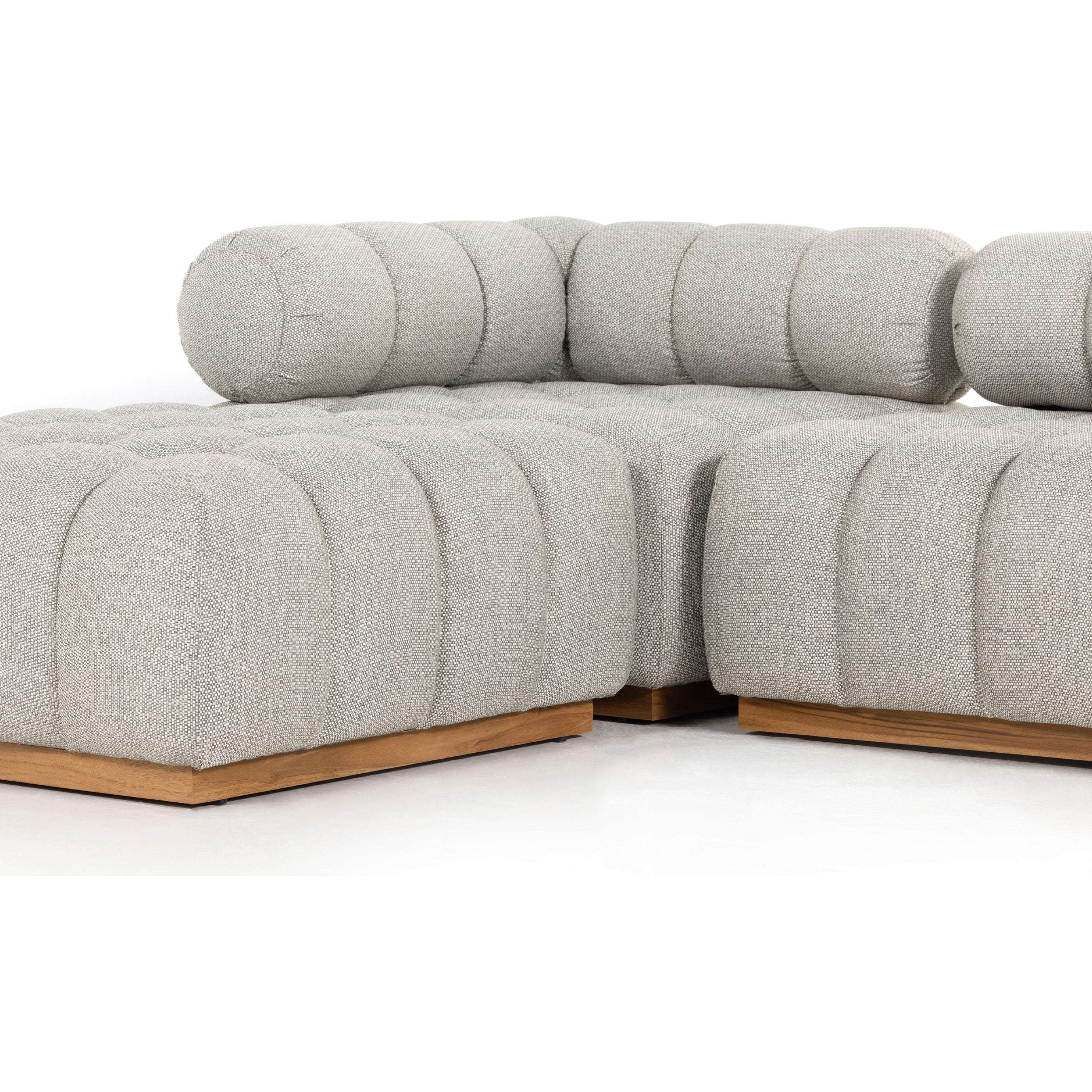 Roma Outdoor 4PC Sectional W/Ottoman - Image 9