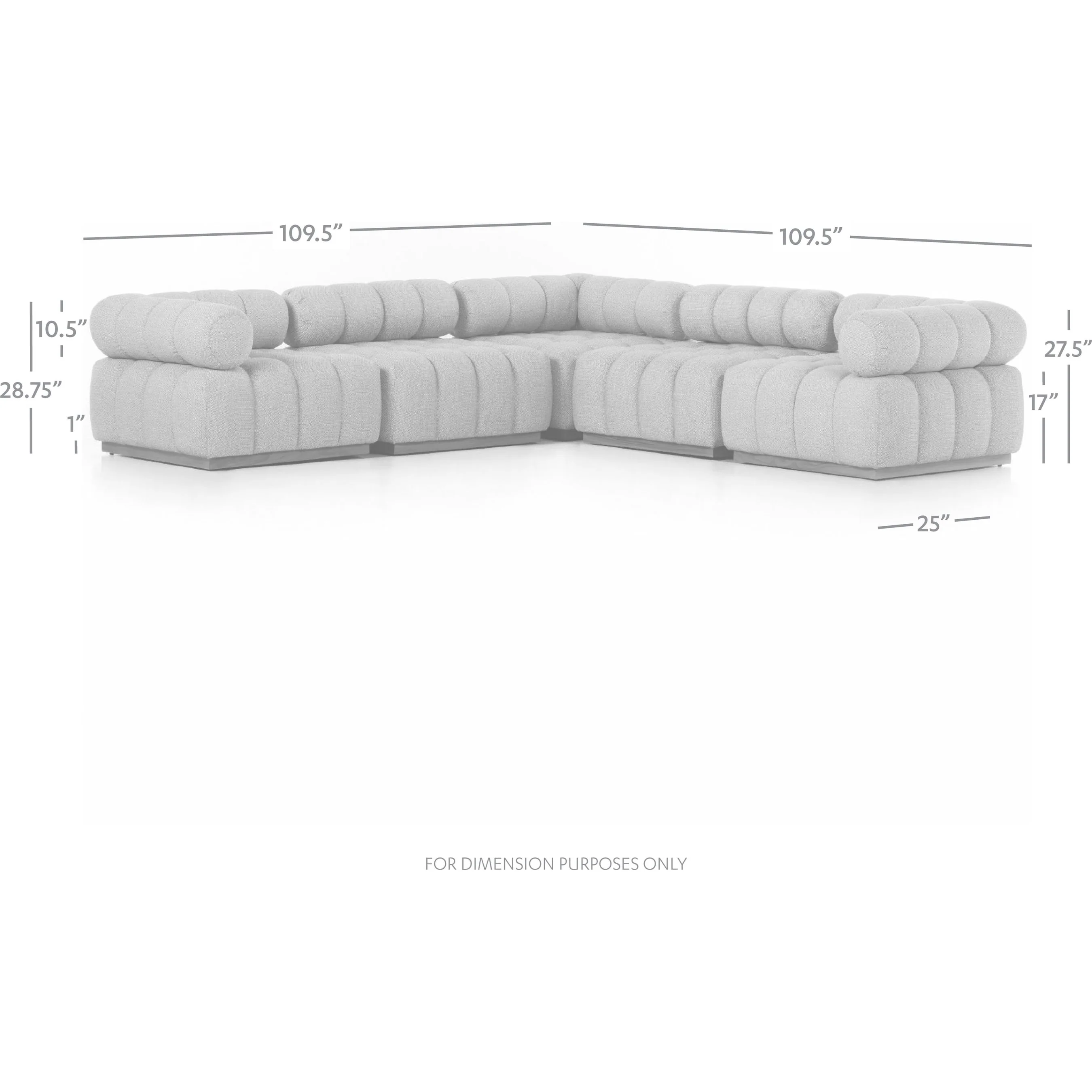 Roma Outdoor 5PC Sectional - Image 4