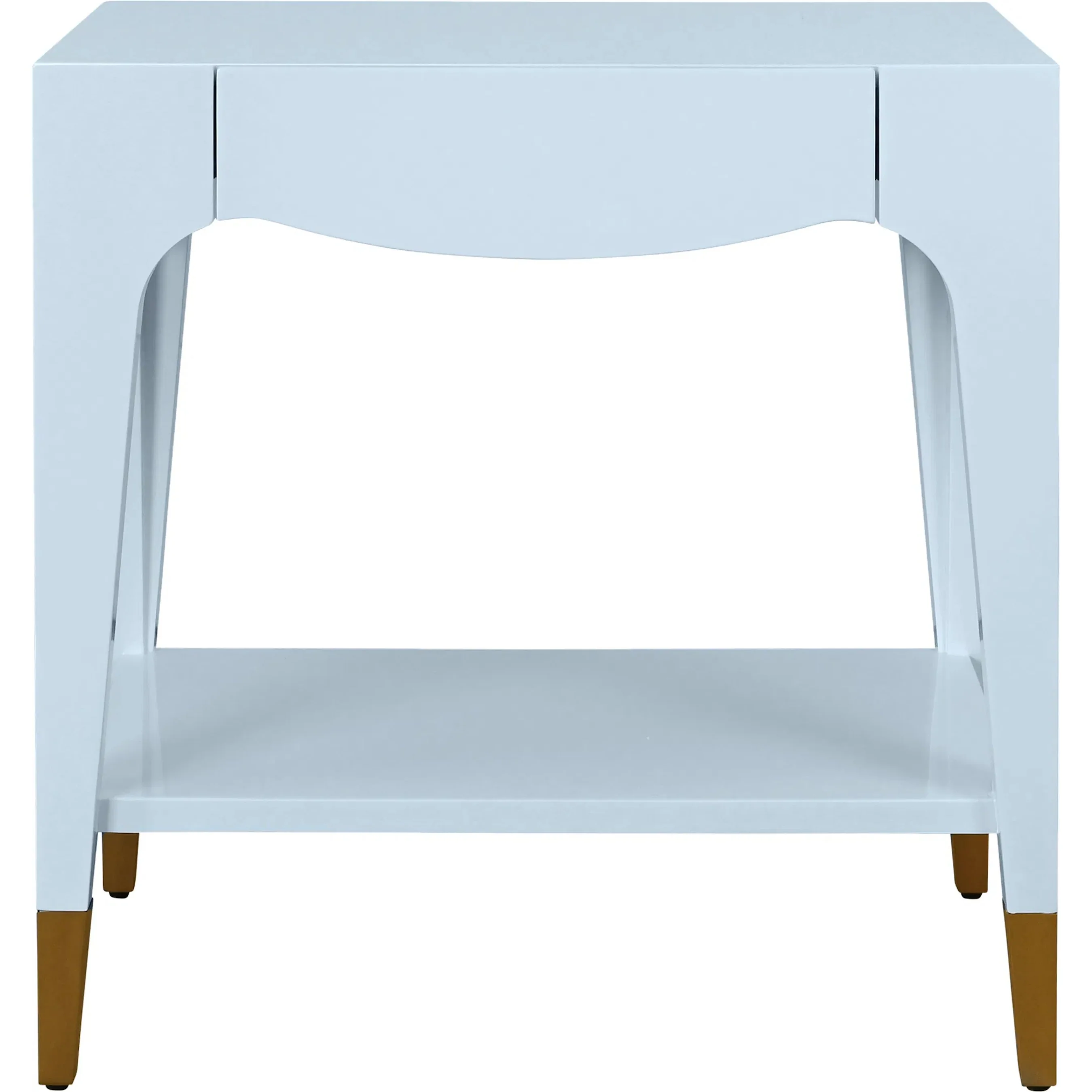 Ronny Tapered Leg One Drawer Side Table