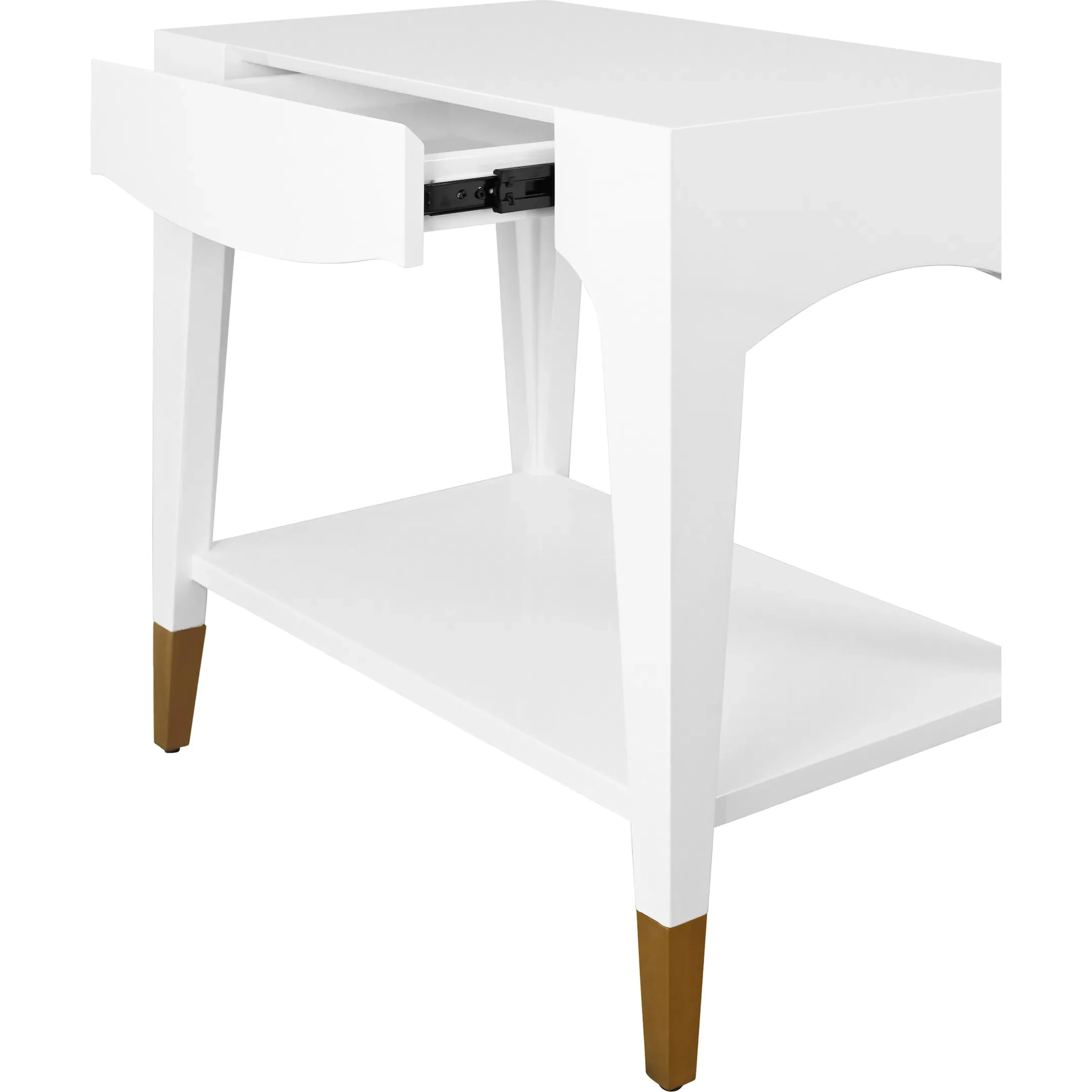 Ronny Tapered Leg One Drawer Side Table - Image 14