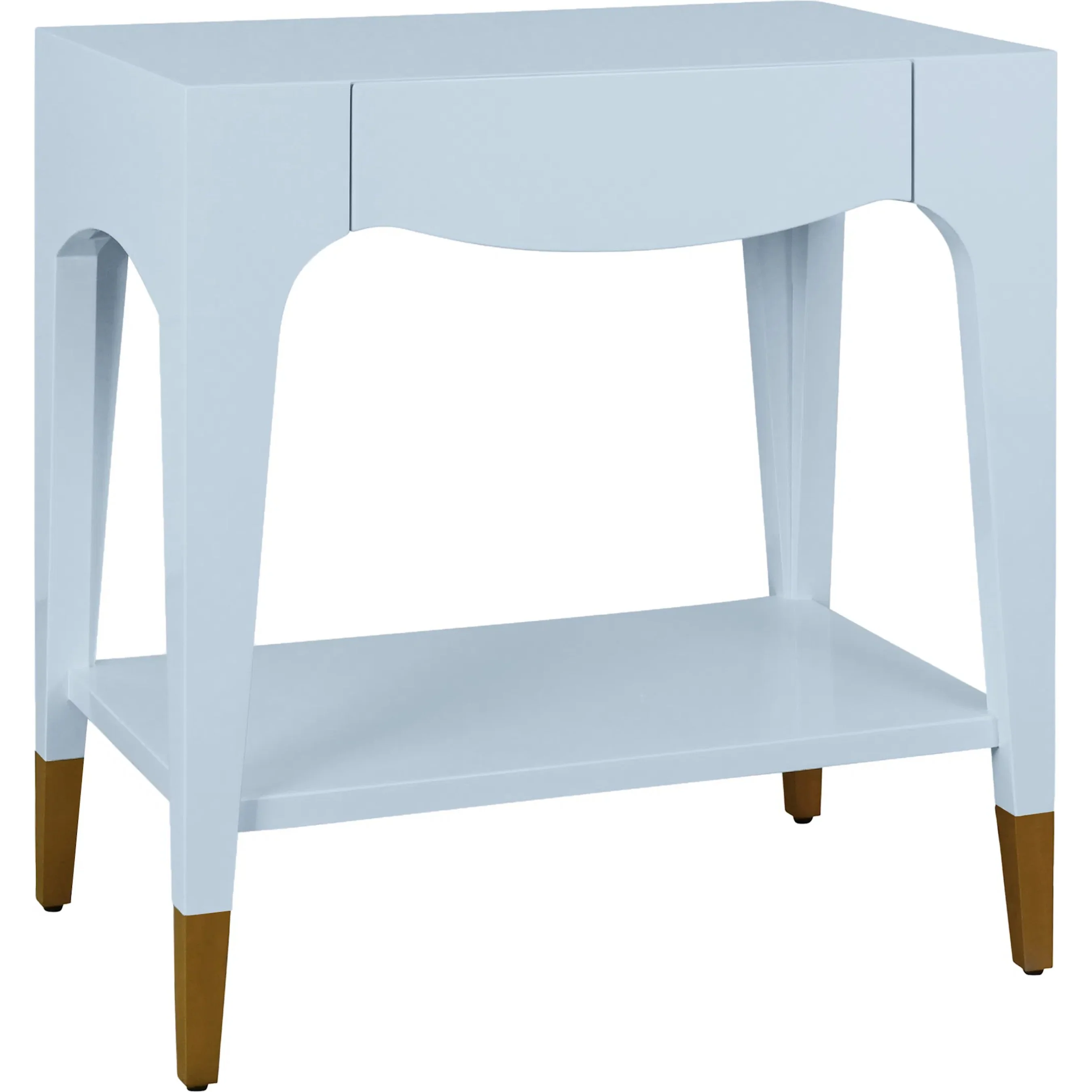 Ronny Tapered Leg One Drawer Side Table - Image 4