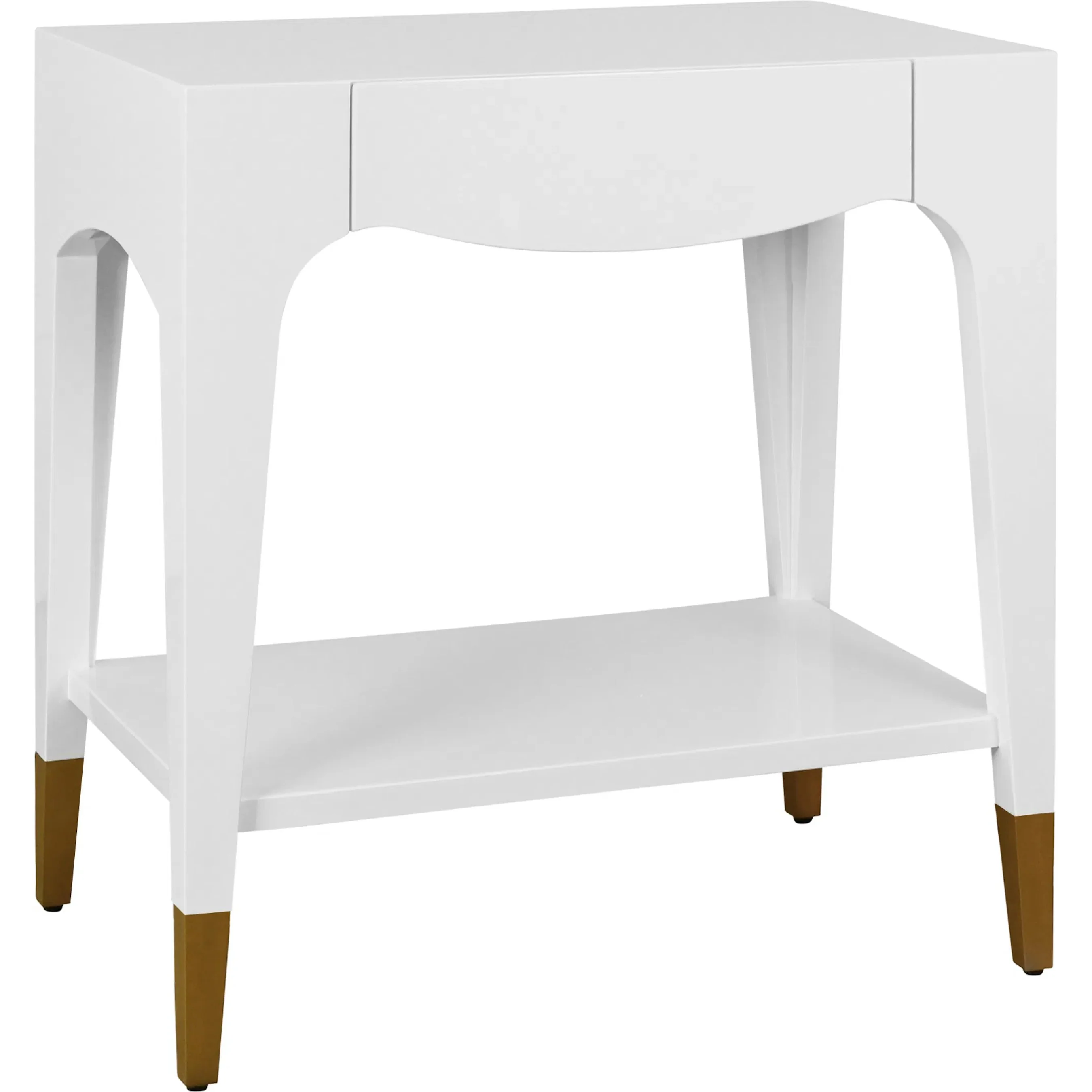 Ronny Tapered Leg One Drawer Side Table - Image 8
