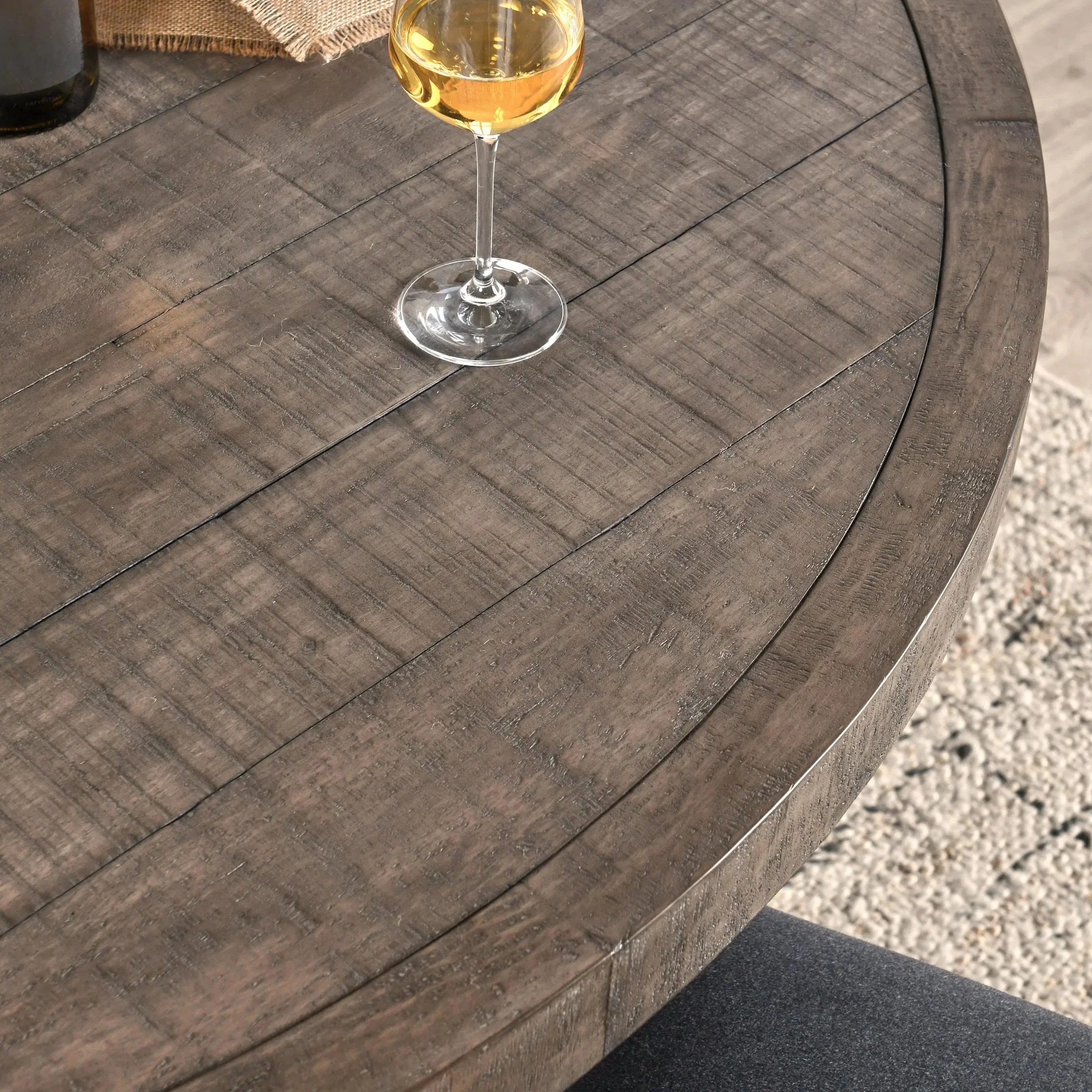 Rosemount 60" Pine Wood Round Dining Table - Image 3