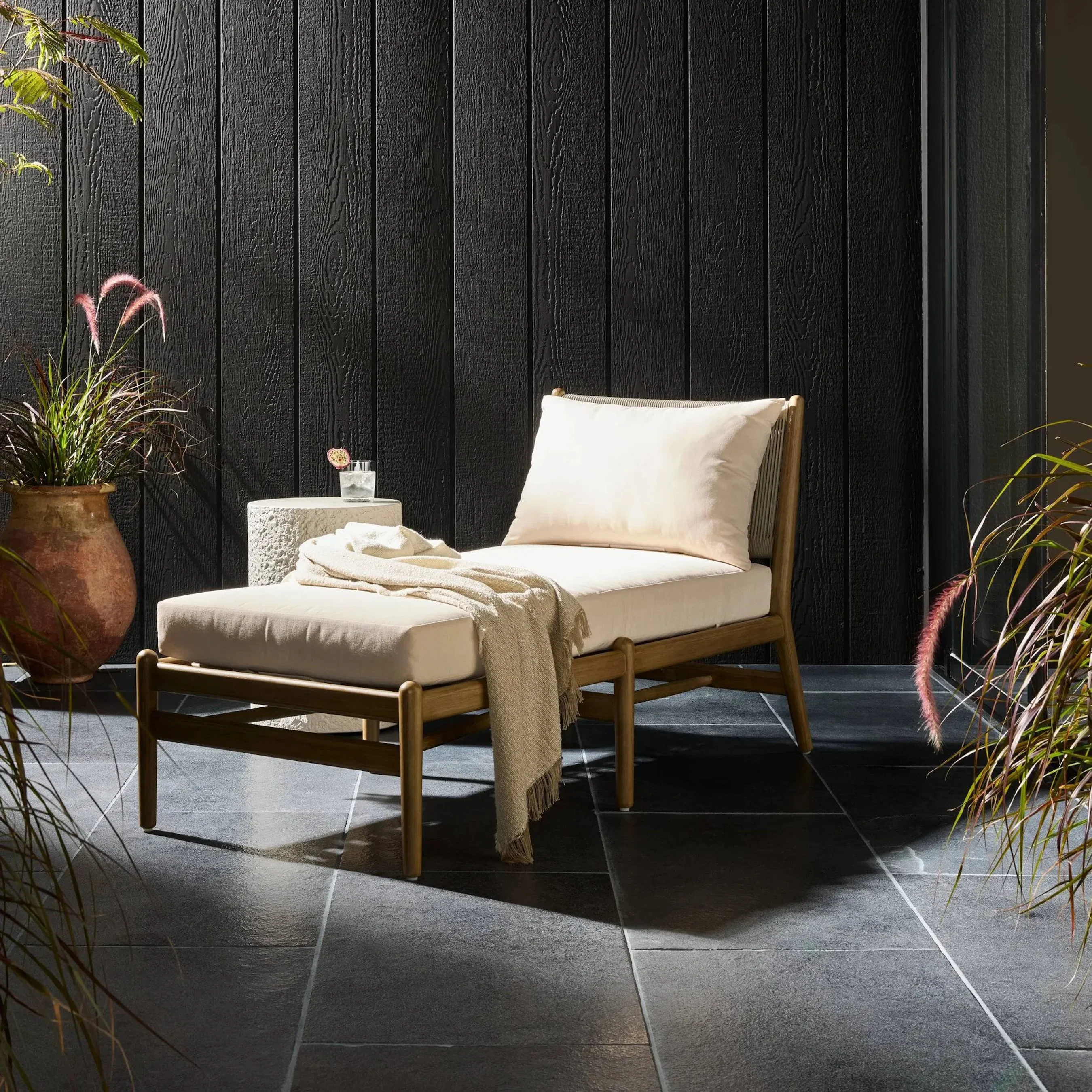 Rosen Outdoor Chaise - Image 13