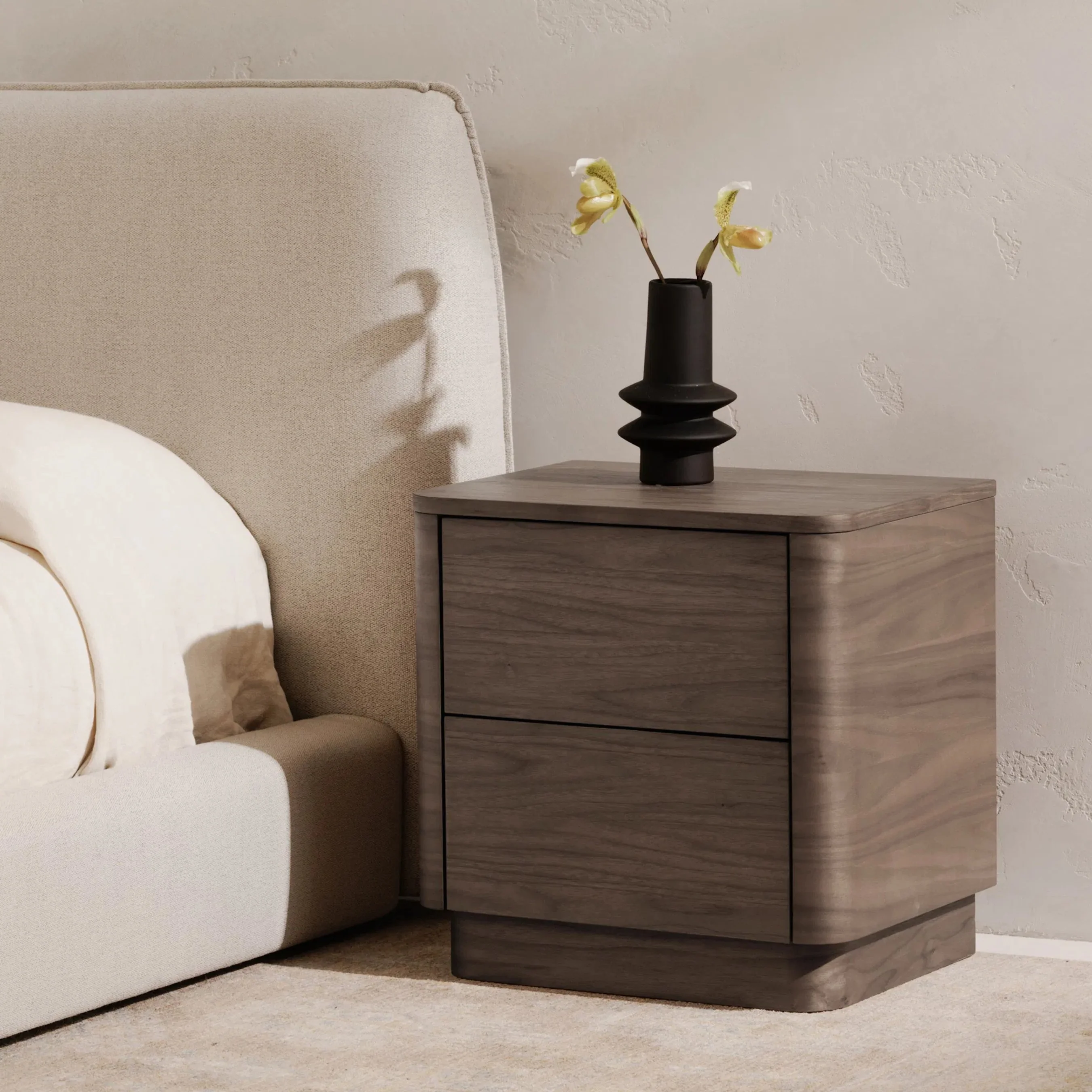 Round Off Tall Nightstand - Image 6