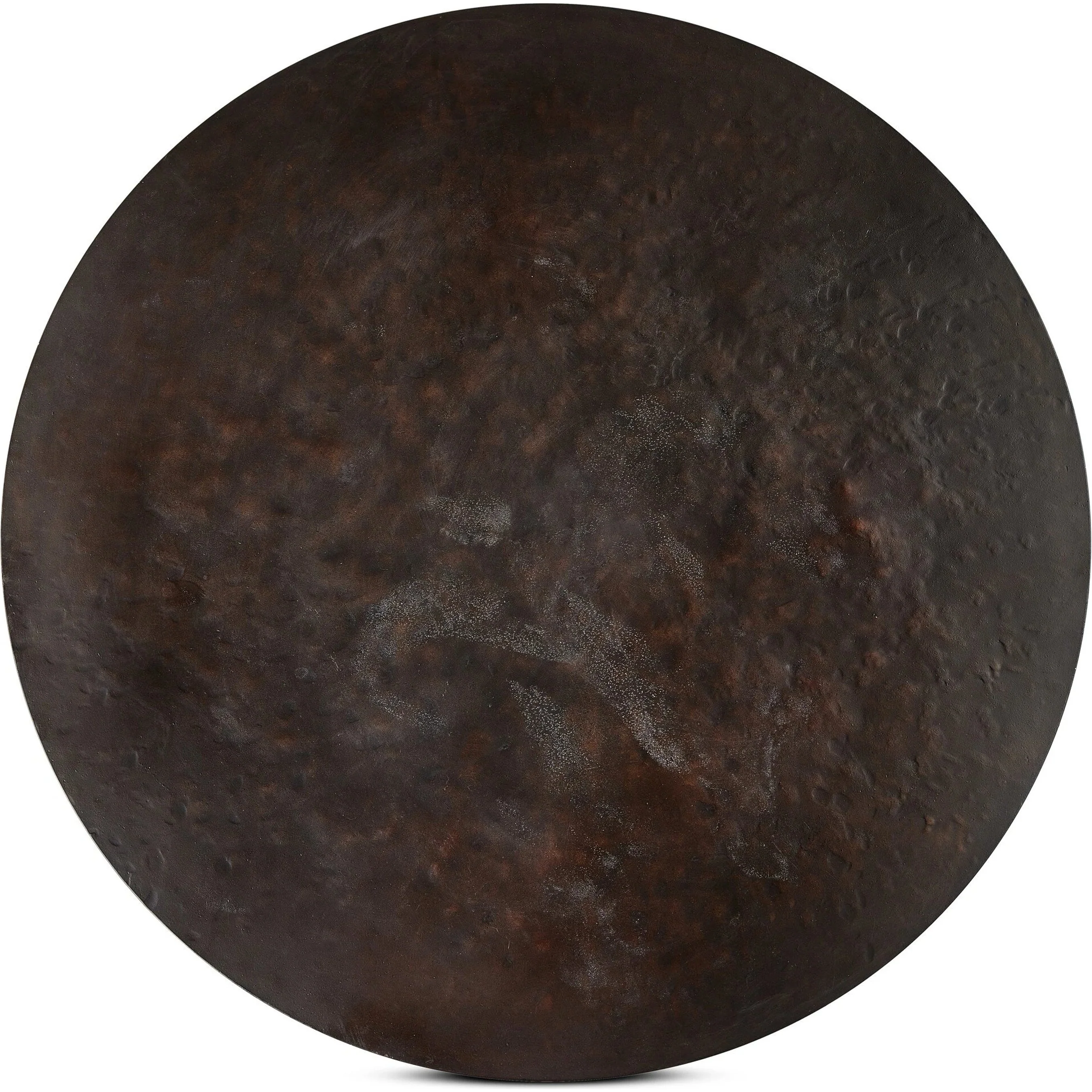 Round Side Table in Solid Iron - Image 3
