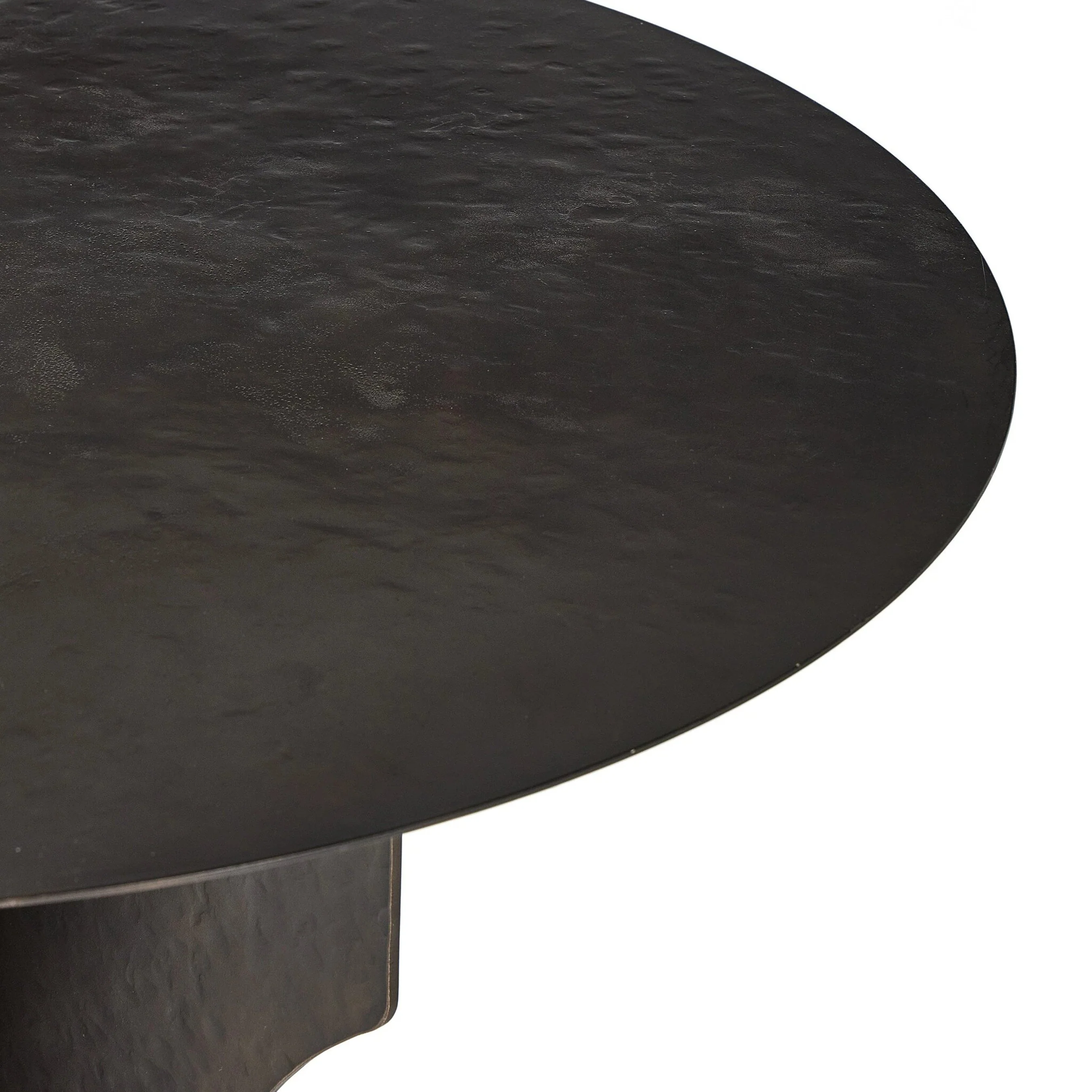 Round Side Table in Solid Iron - Image 4