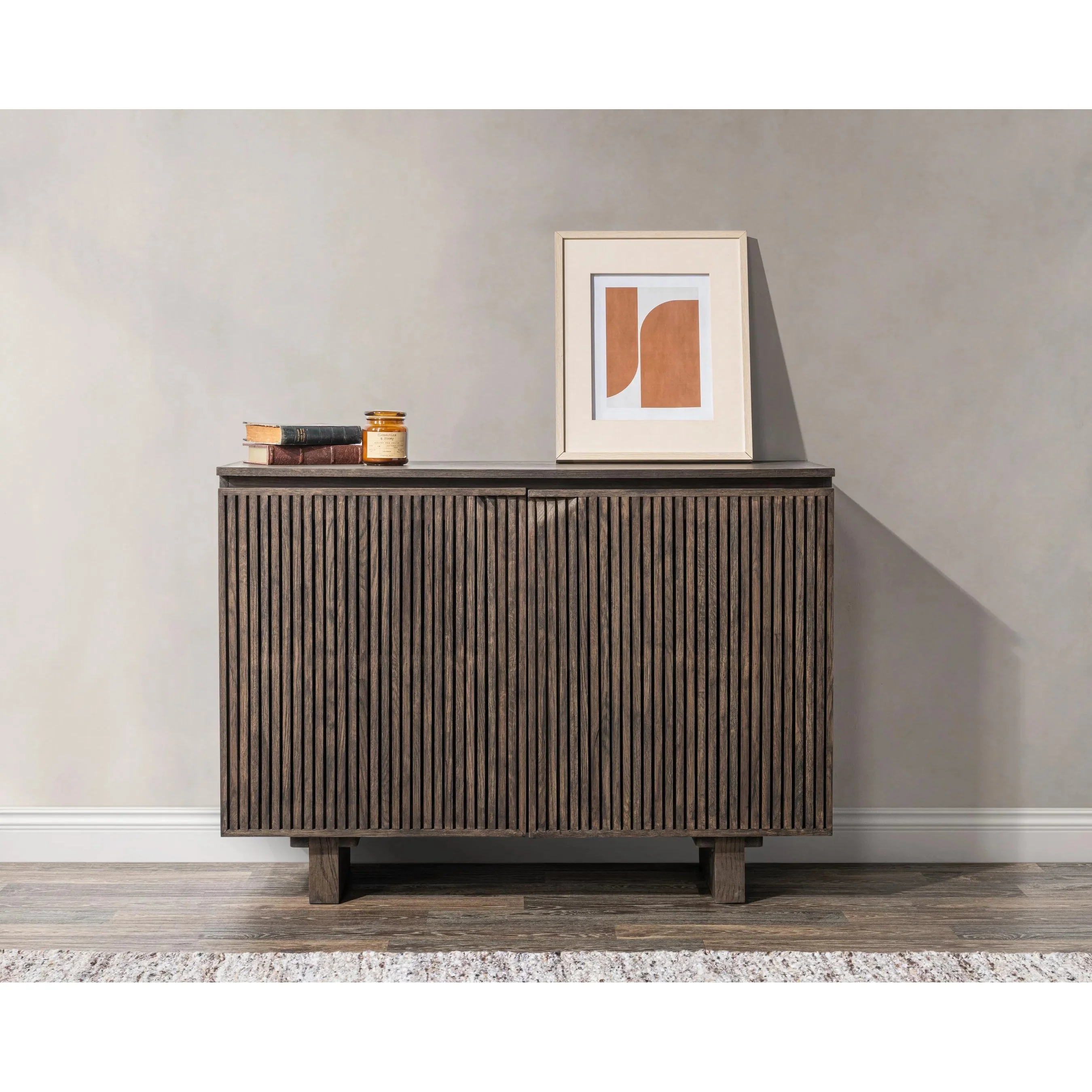 Roya Oak Wood 2-Door Sideboard Buffet - Image 16