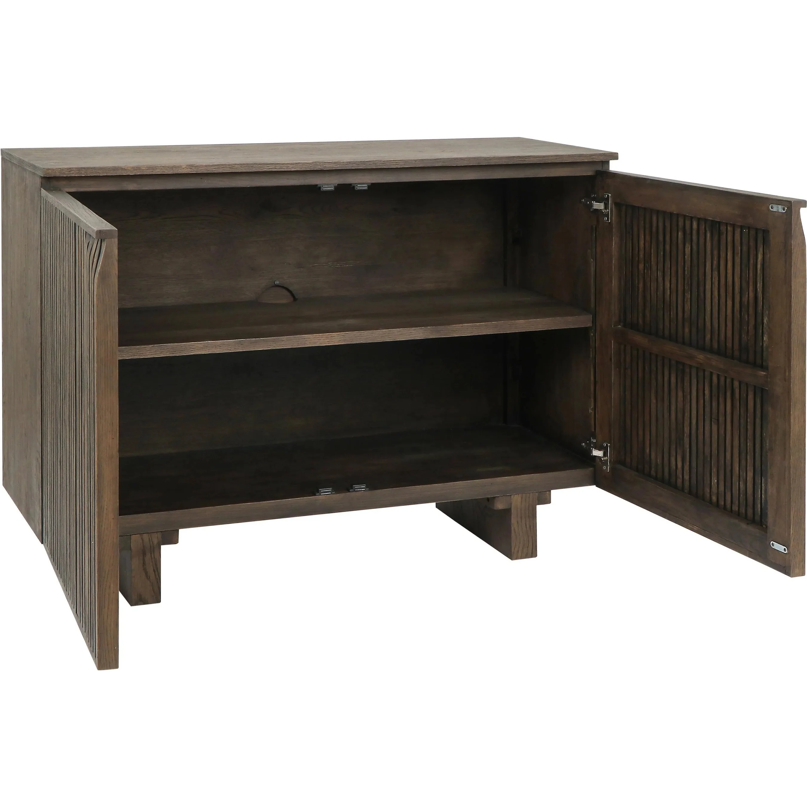 Roya Oak Wood 2-Door Sideboard Buffet - Image 3