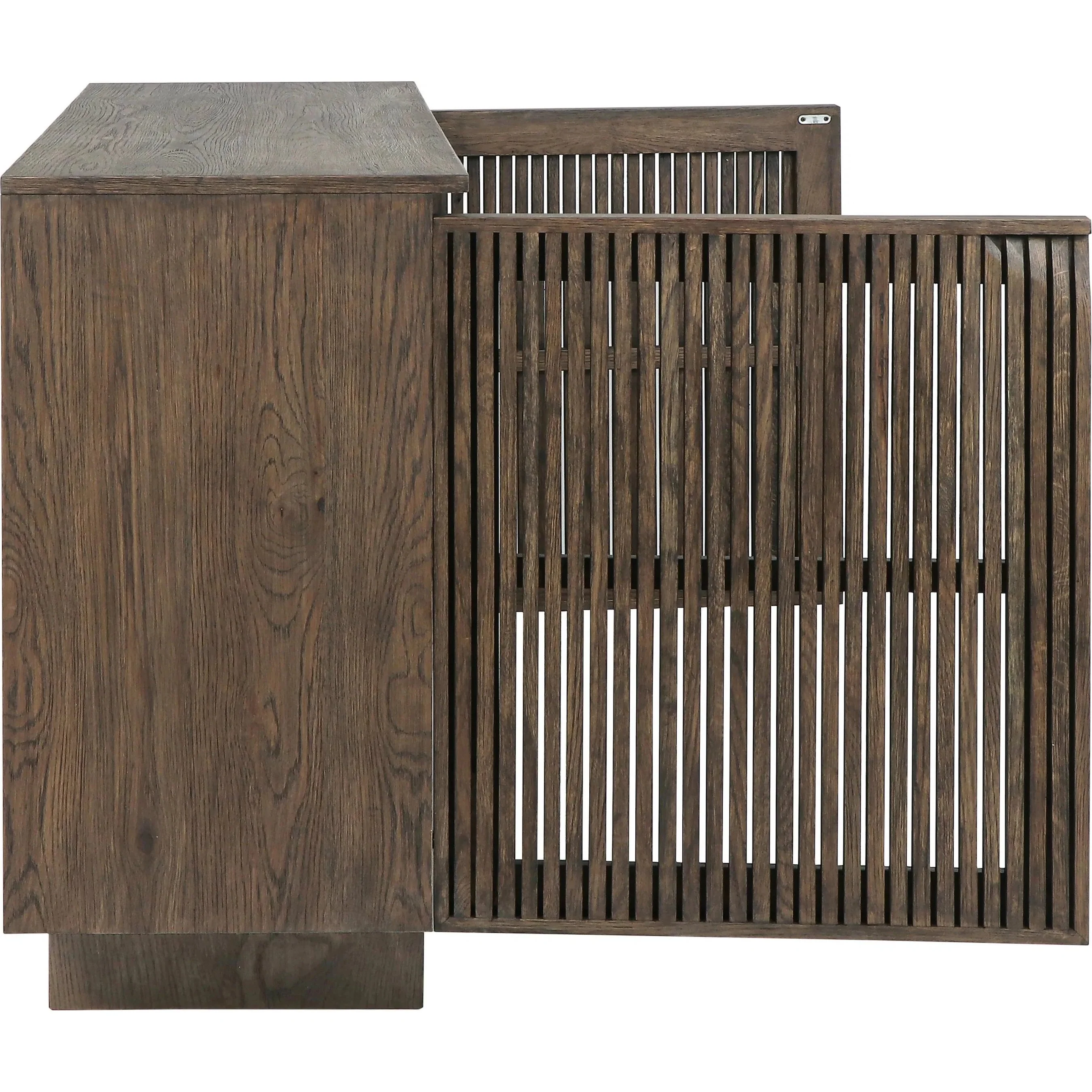 Roya Oak Wood 2-Door Sideboard Buffet - Image 5