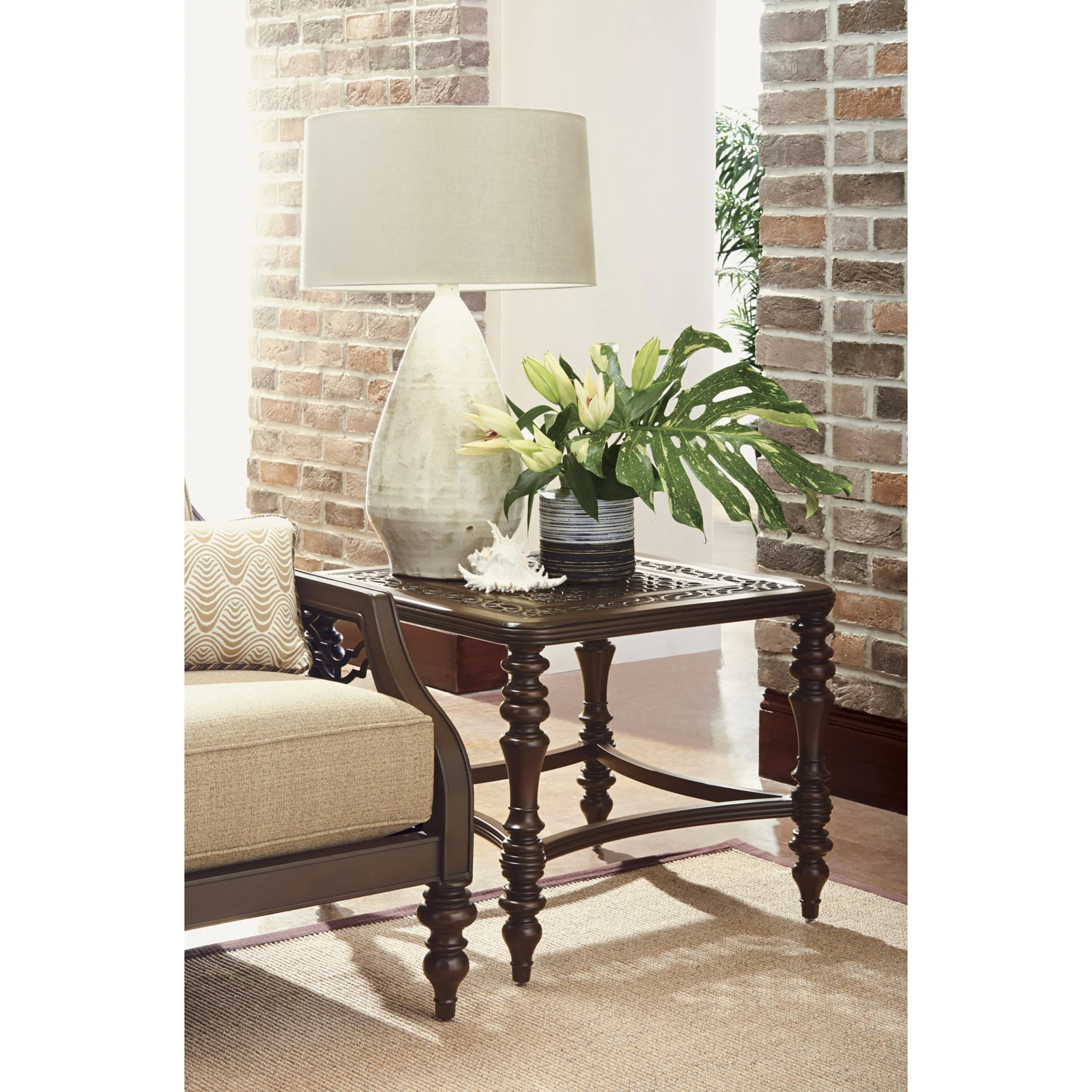 Royal Kahala Black Sands Square End Table - Image 4