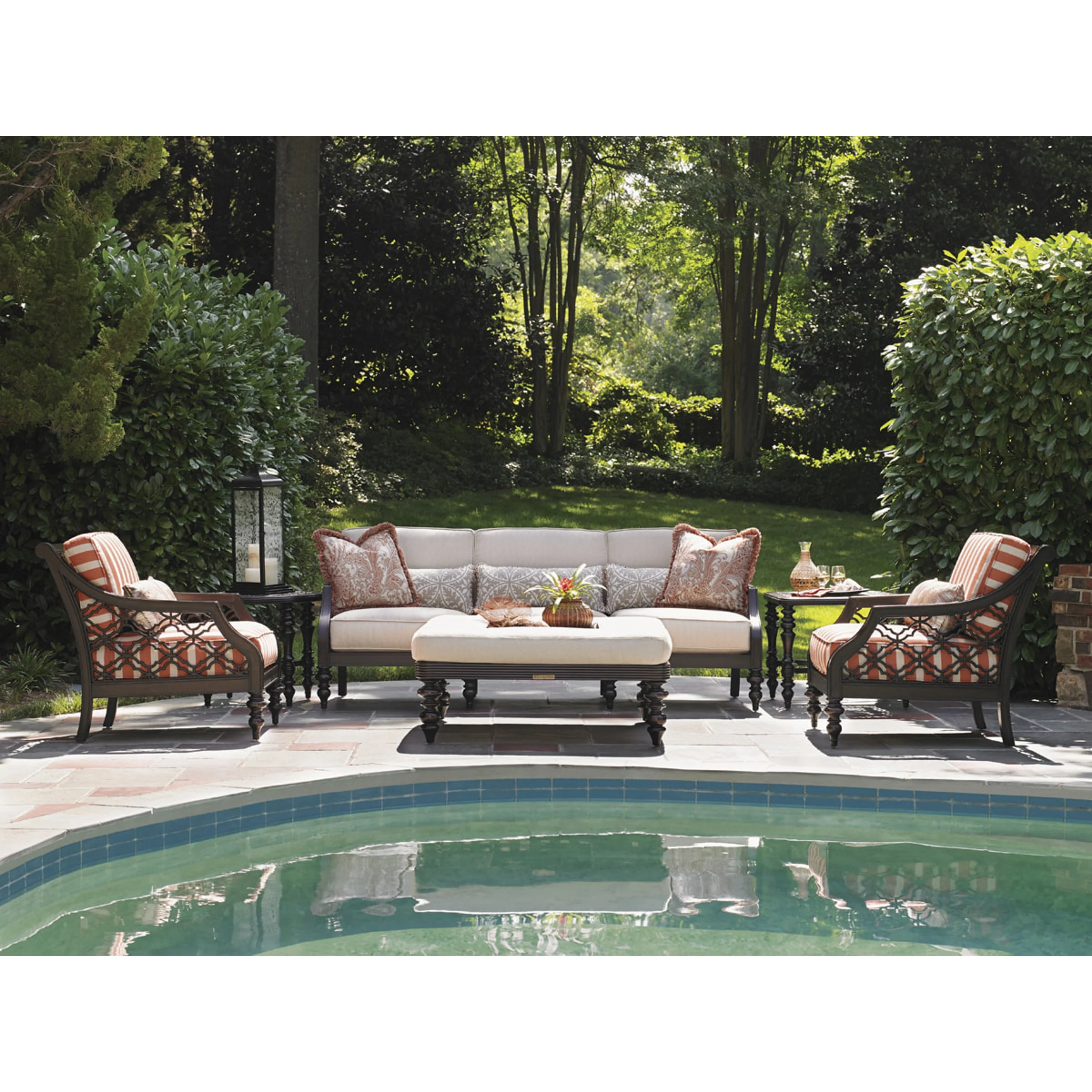 Royal Kahala Black Sands Square End Table - Image 6