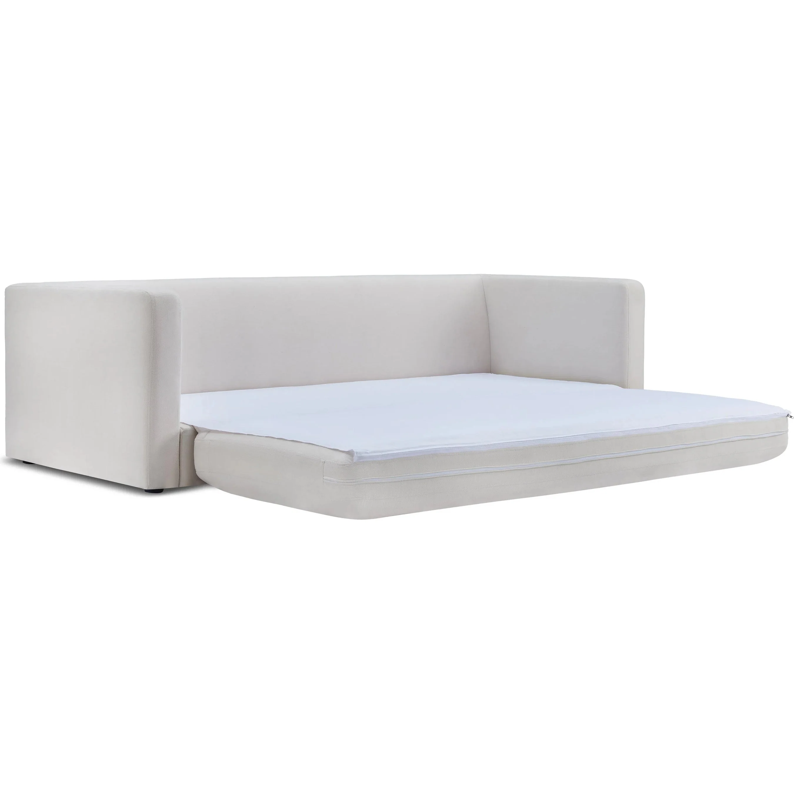 Ryan Upcycled Linen Sofa Bed - Image 7
