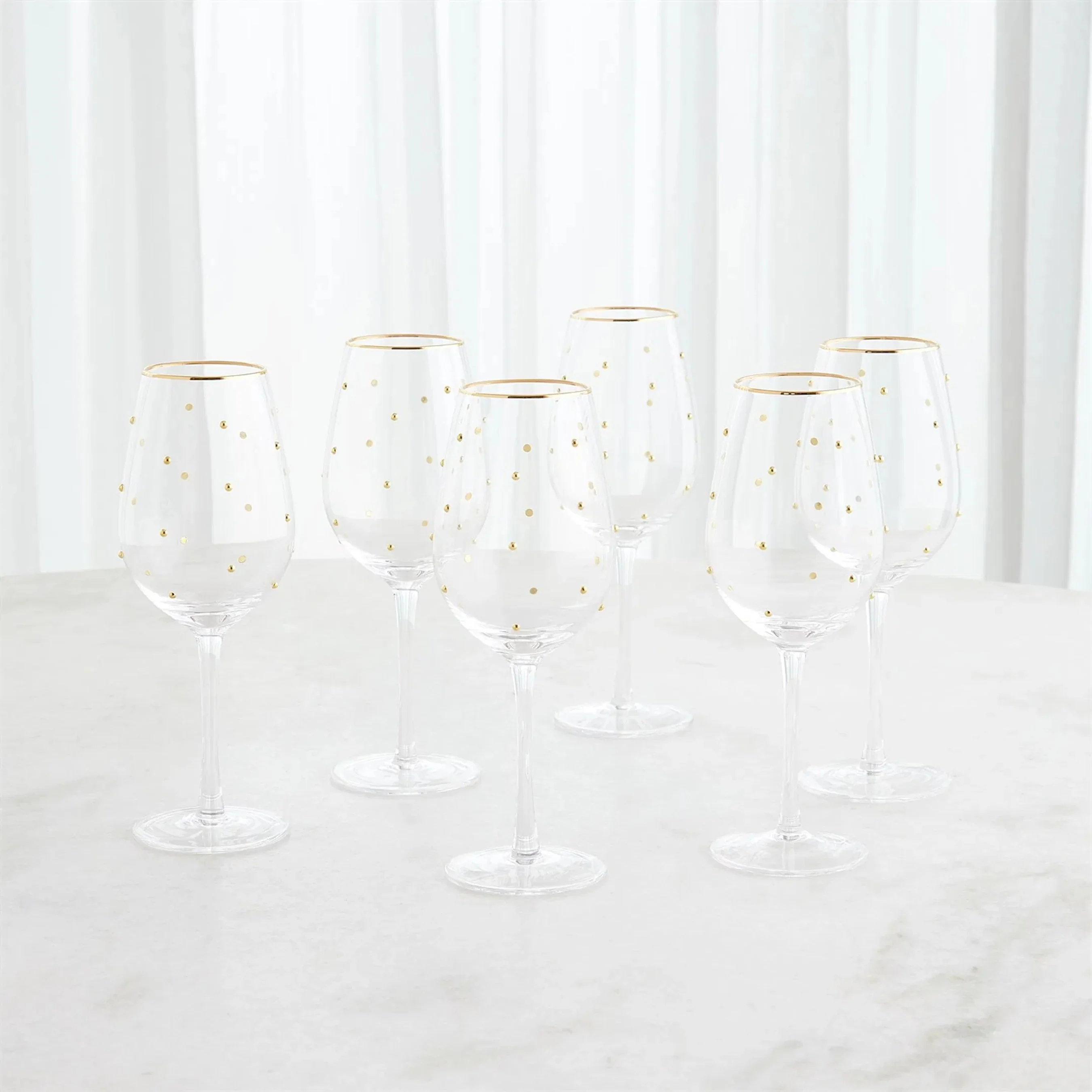 S/6 Celebration Wine Glasses - Image 2